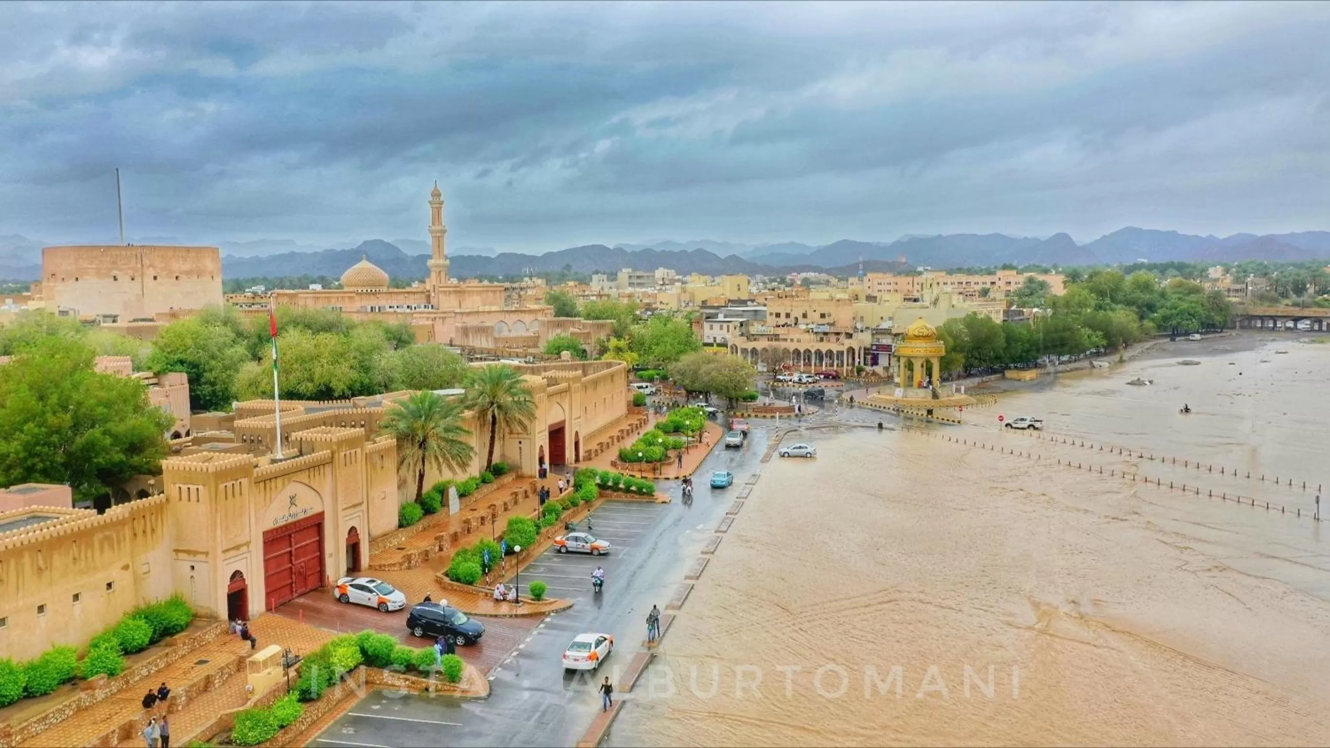 Bird's eye view in Nizwa Heritage Inn