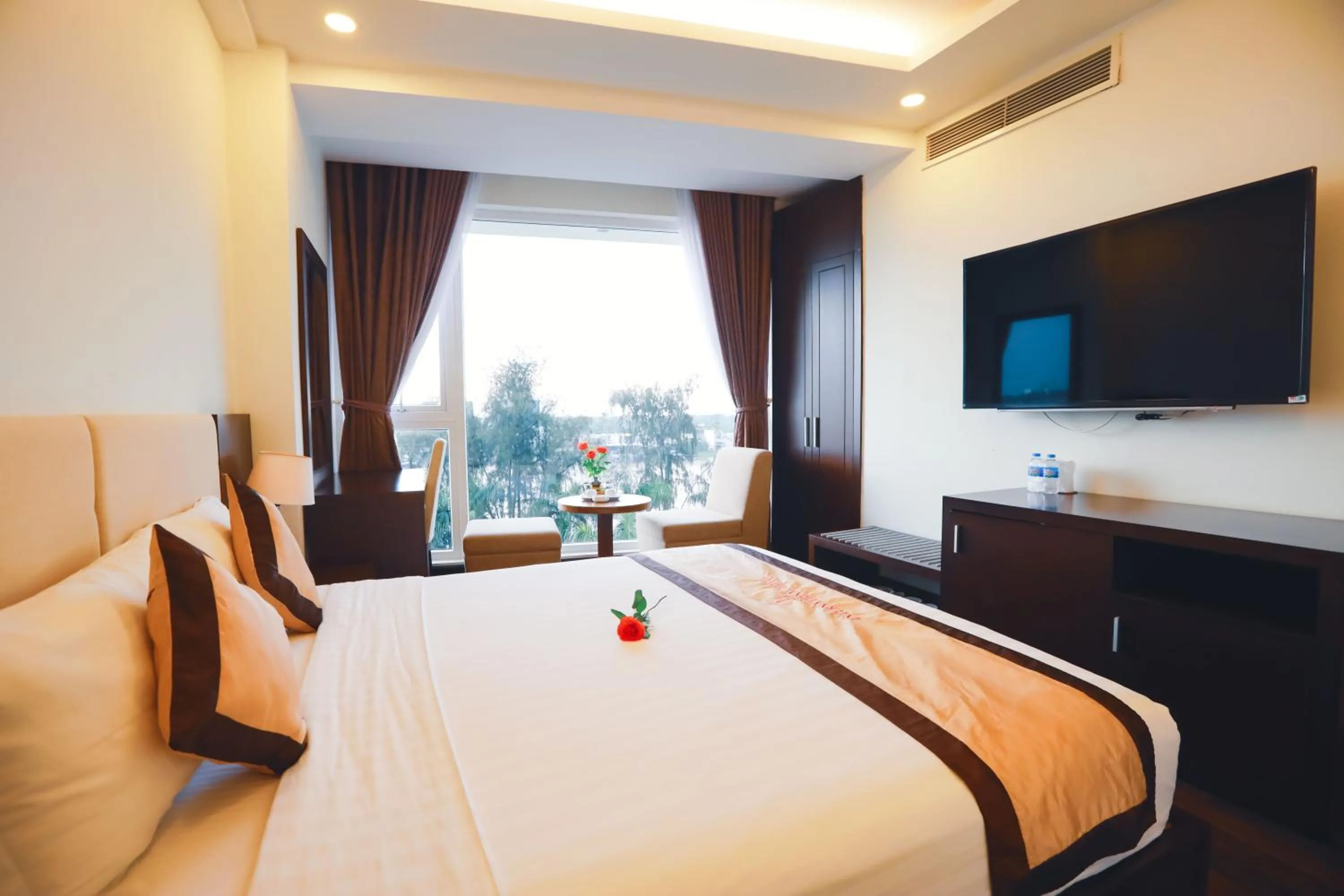 Bed in International Hotel