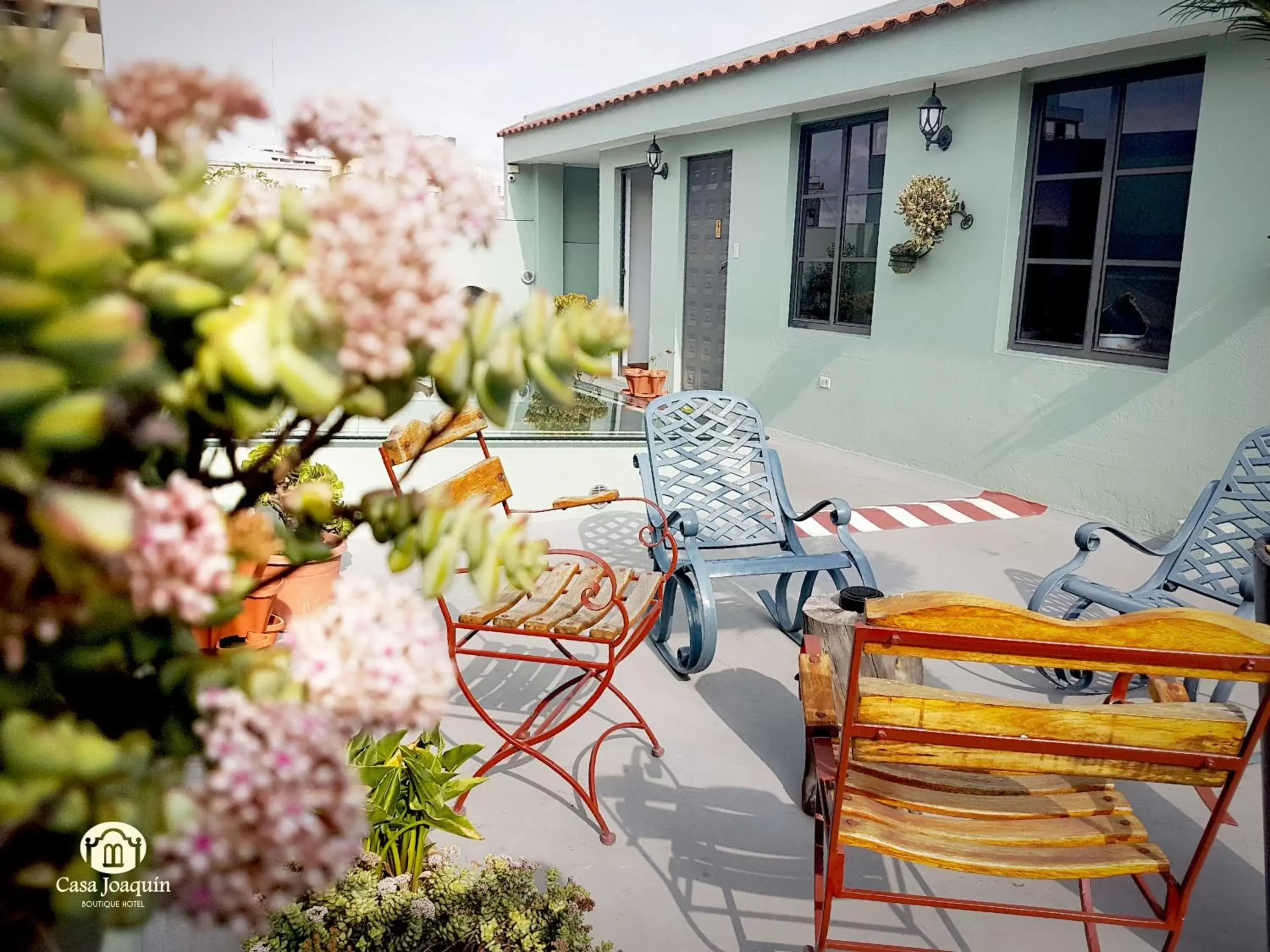 Balcony/Terrace in Casa Joaquin Boutique Hotel