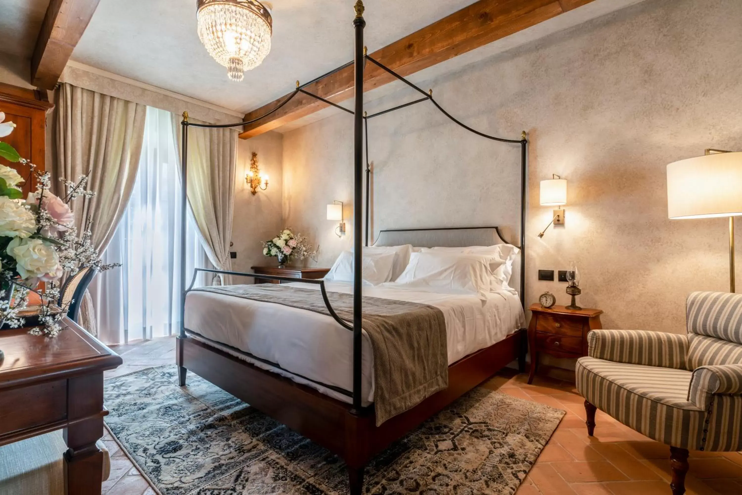 Bed in Villa Petriolo