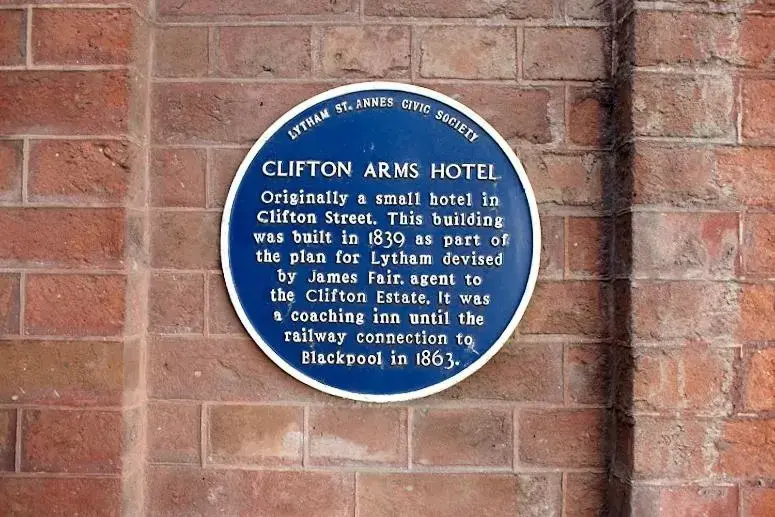 Decorative detail in Clifton Arms Hotel