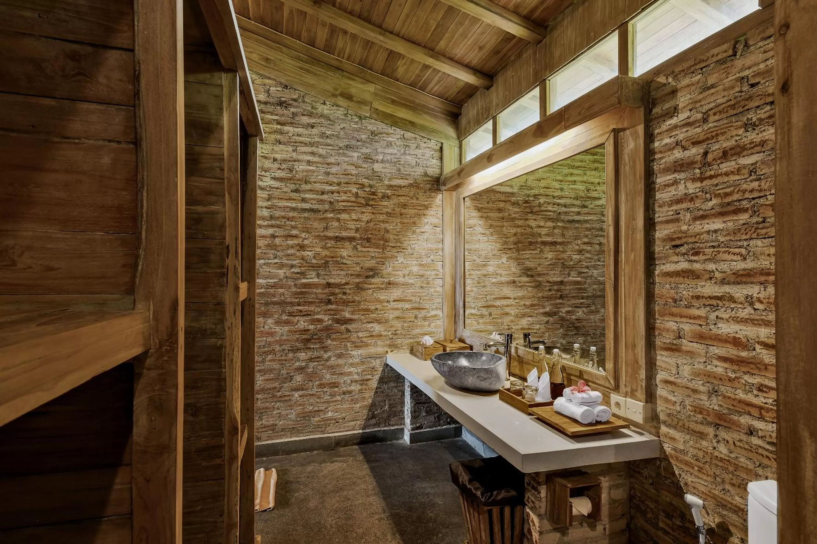 Bathroom in Joglo Organik Guesthouse