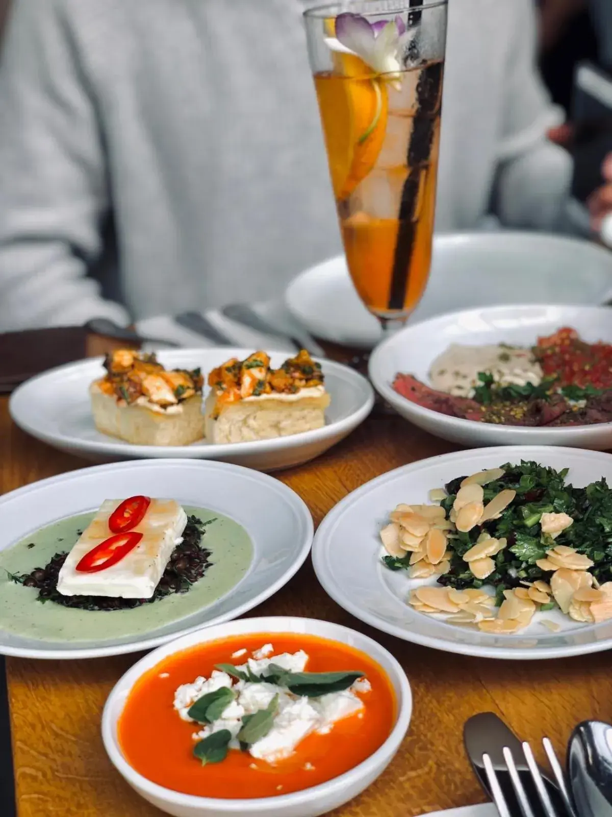 Food close-up in Jacob Samuel Hotel Tel Aviv