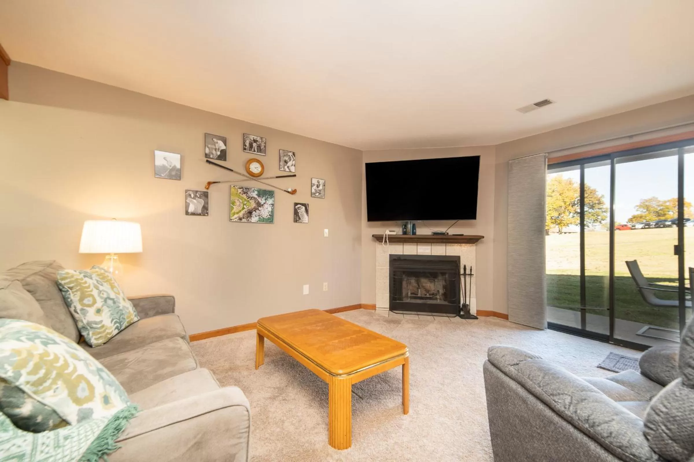 Living room in Pointe Royale Golf Resort