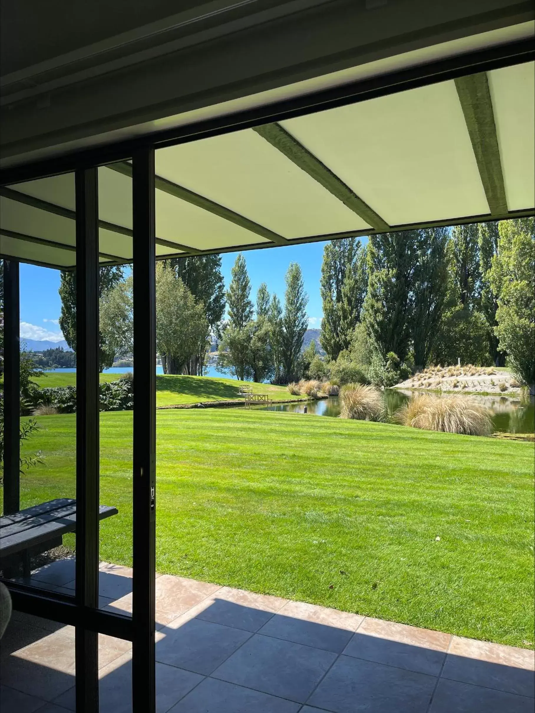 Garden view in Edgewater Hotel