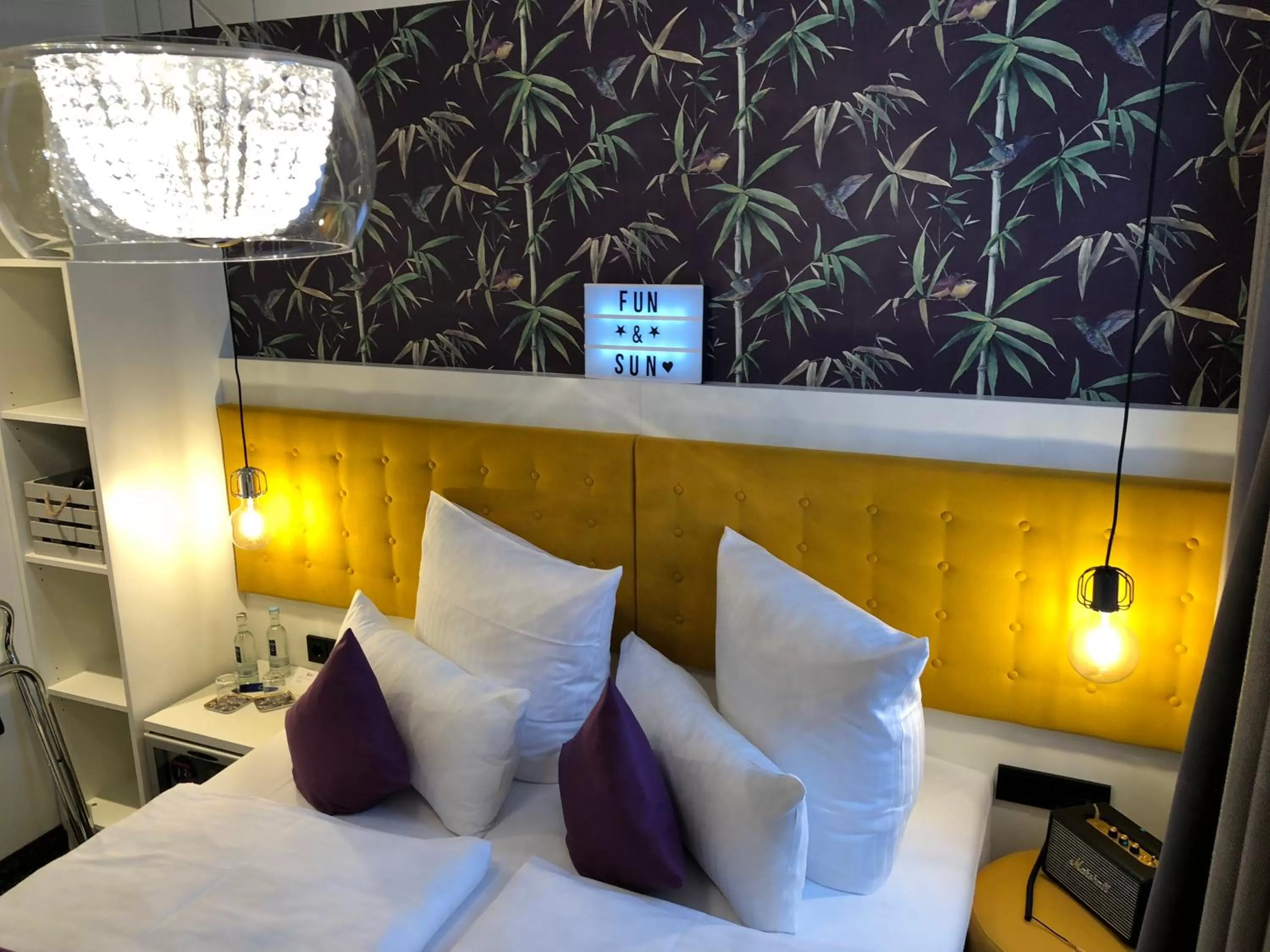 Bed in Hotel Mirabell by Maier Privathotels