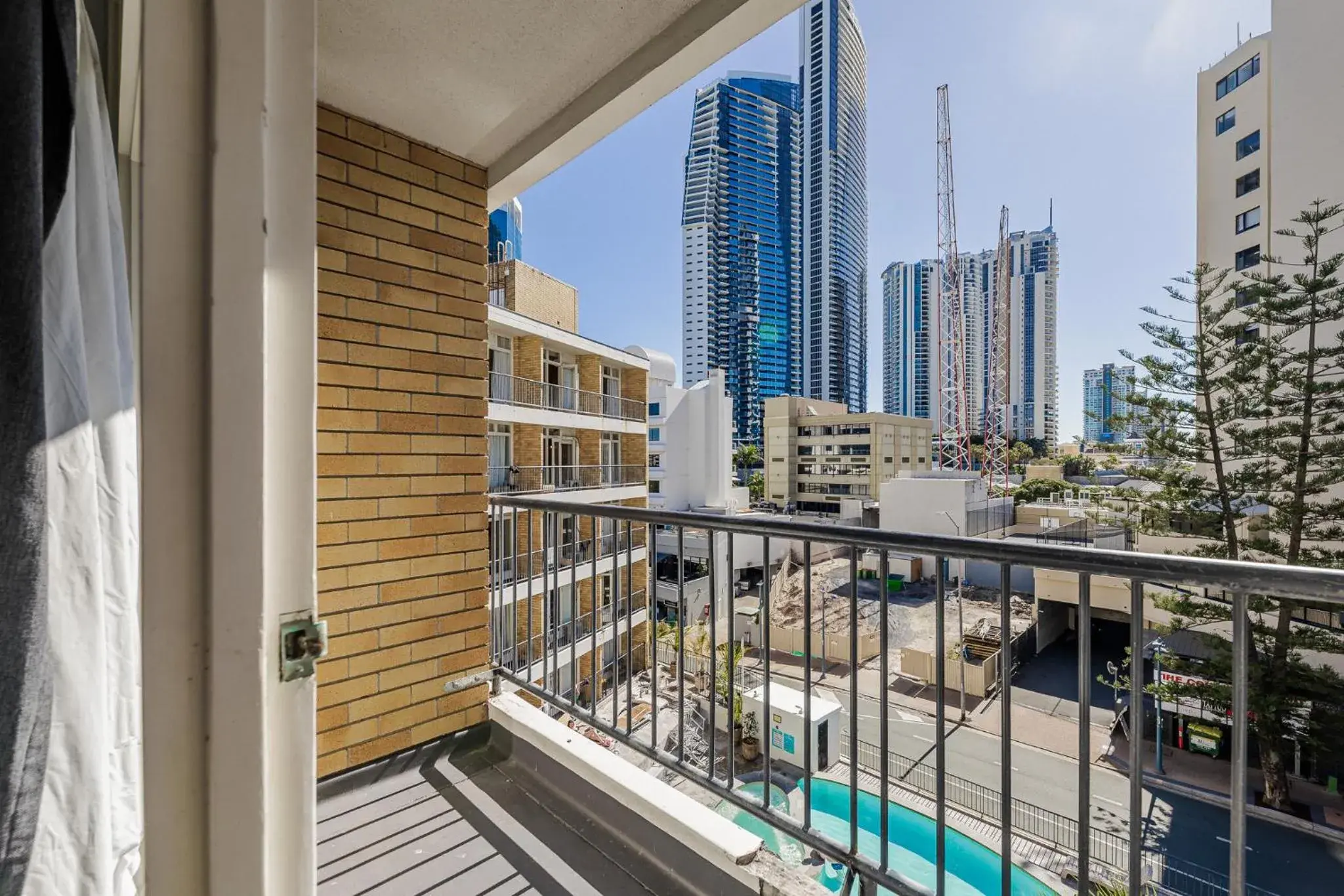 City view, Pool View in Bunk Surfers Paradise