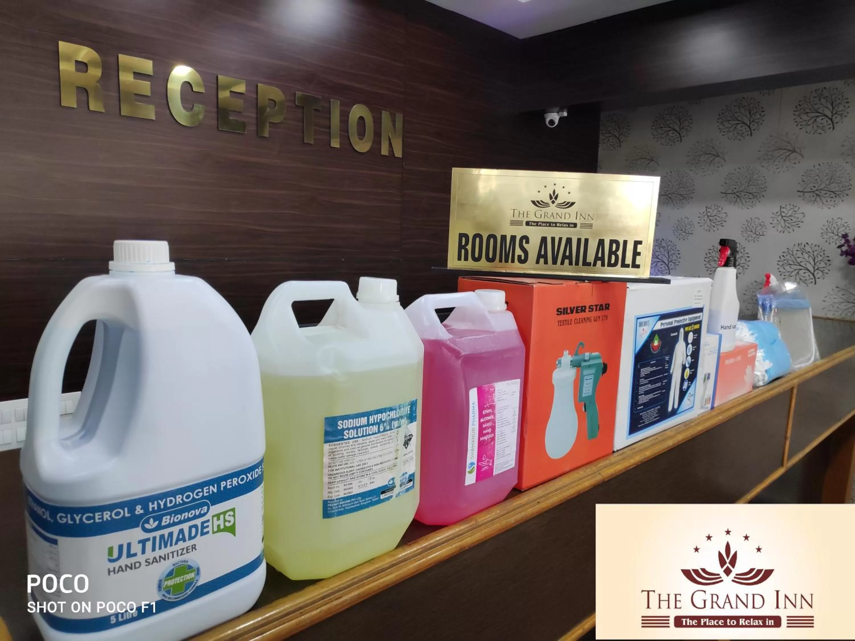 Lobby or reception in The Grand Inn Mysore