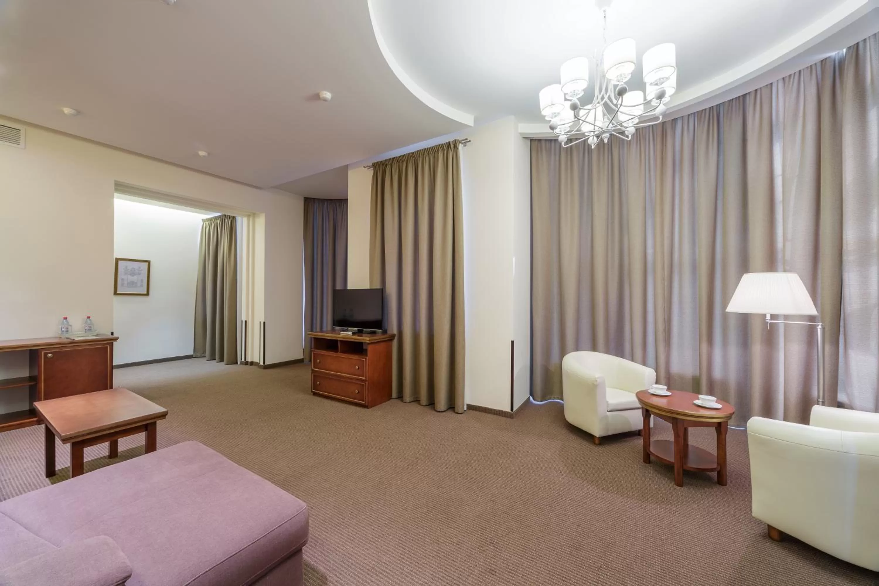 Seating area in Alarus Luxe Hotel