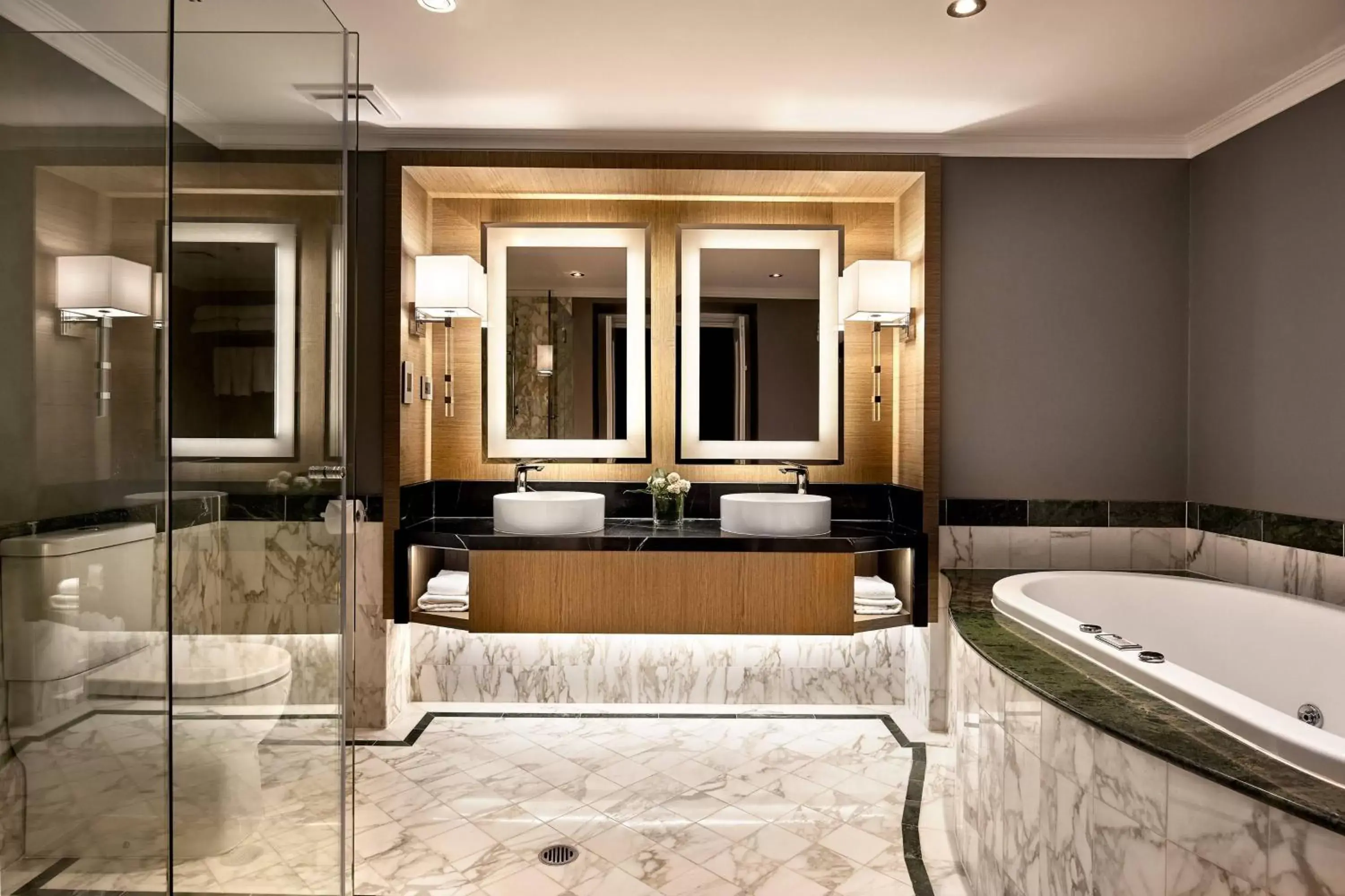 Bathroom in Brisbane Marriott Hotel