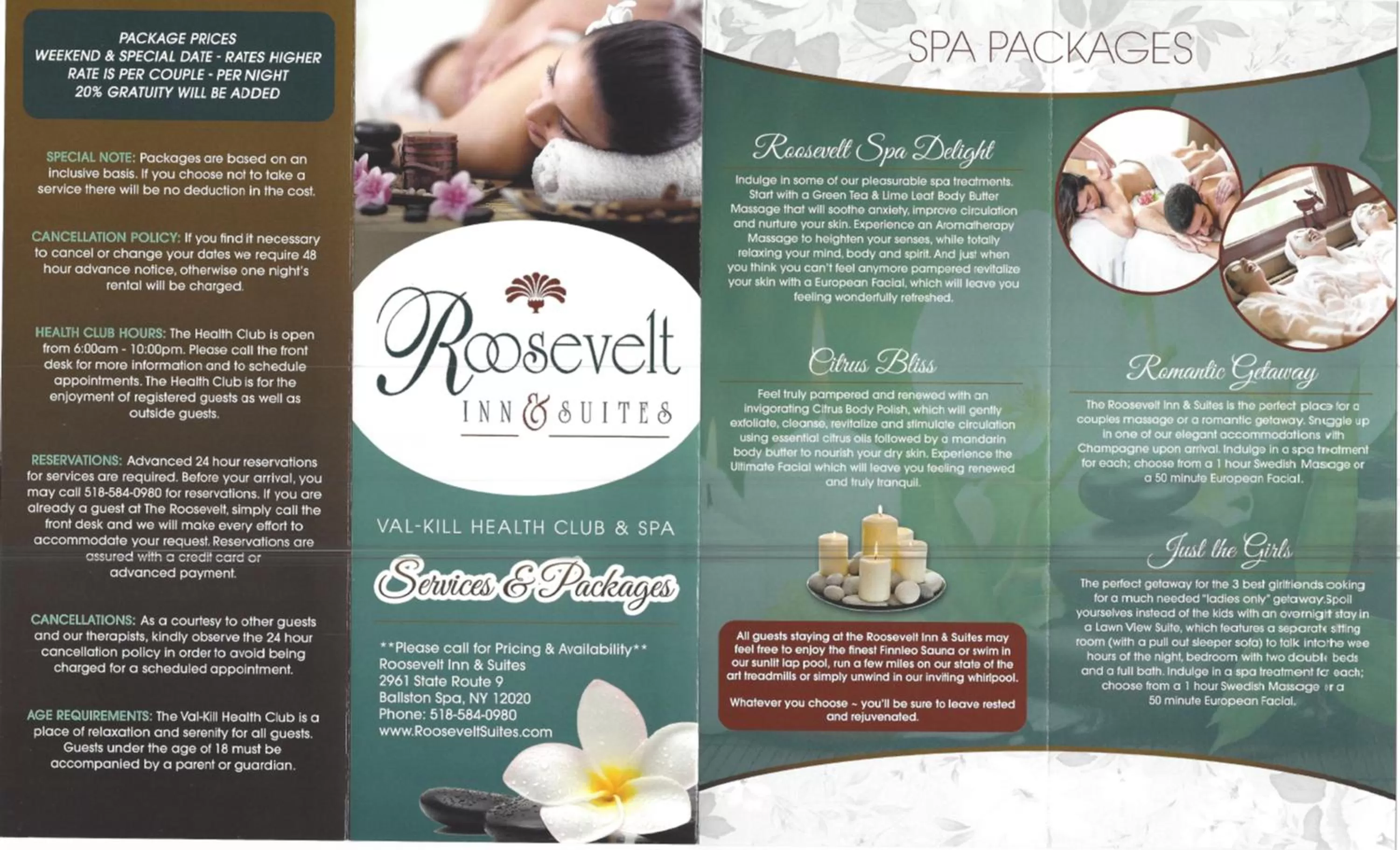 Spa and wellness centre/facilities in Roosevelt Inn & Suites Saratoga Springs