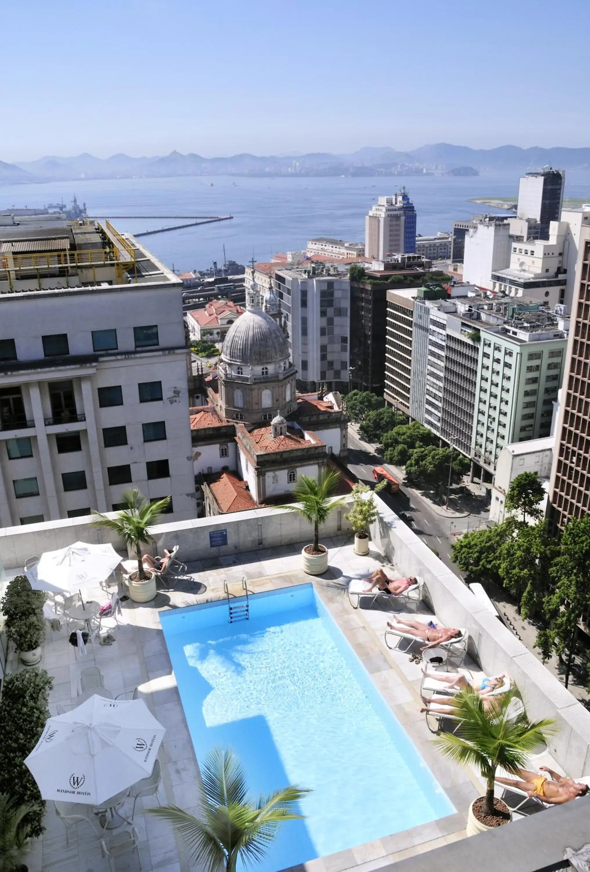 Pool View in Windsor Guanabara Hotel