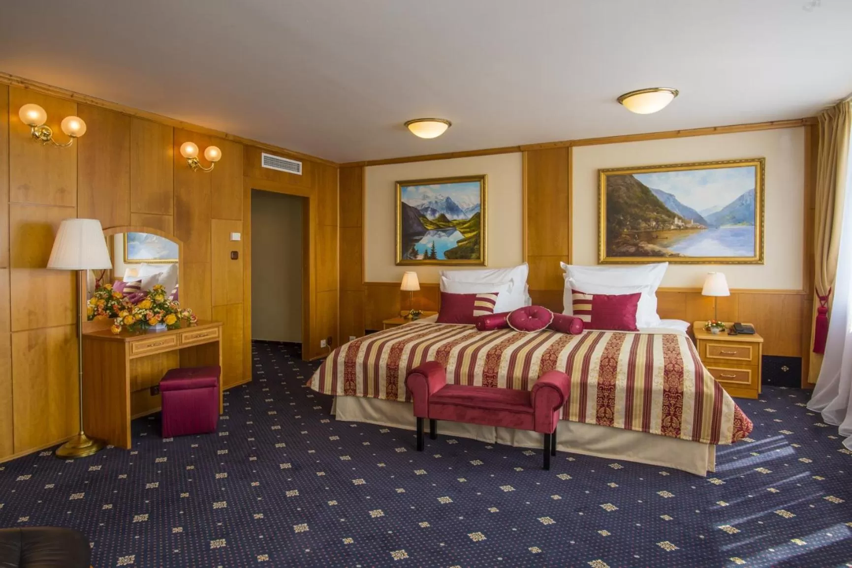 Bed in TOP HOTEL Praha