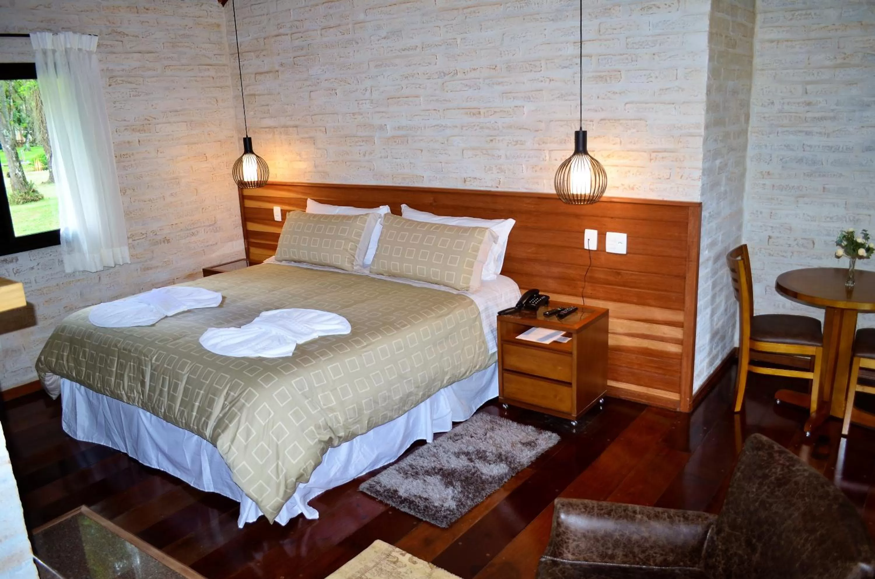 Bed in Pousada Toca Da Coruja