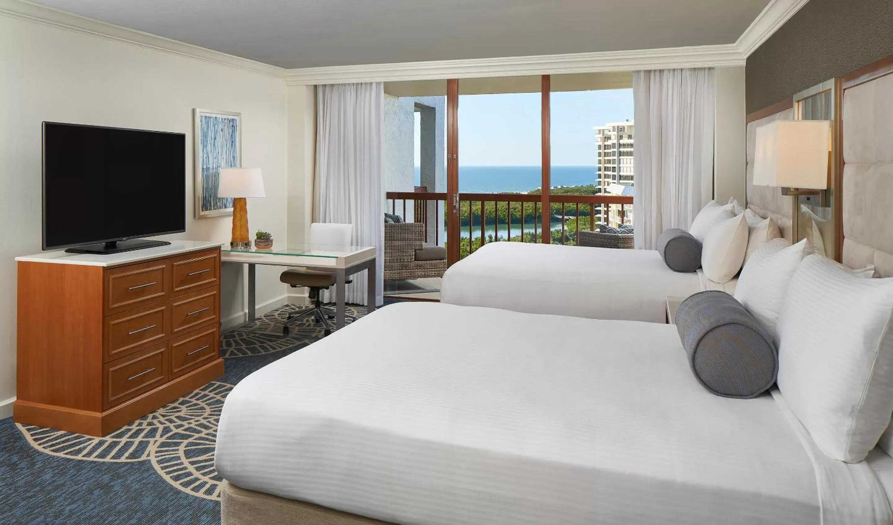 Two Queen Beds Room with Gulf View in Naples Grande Beach Resort