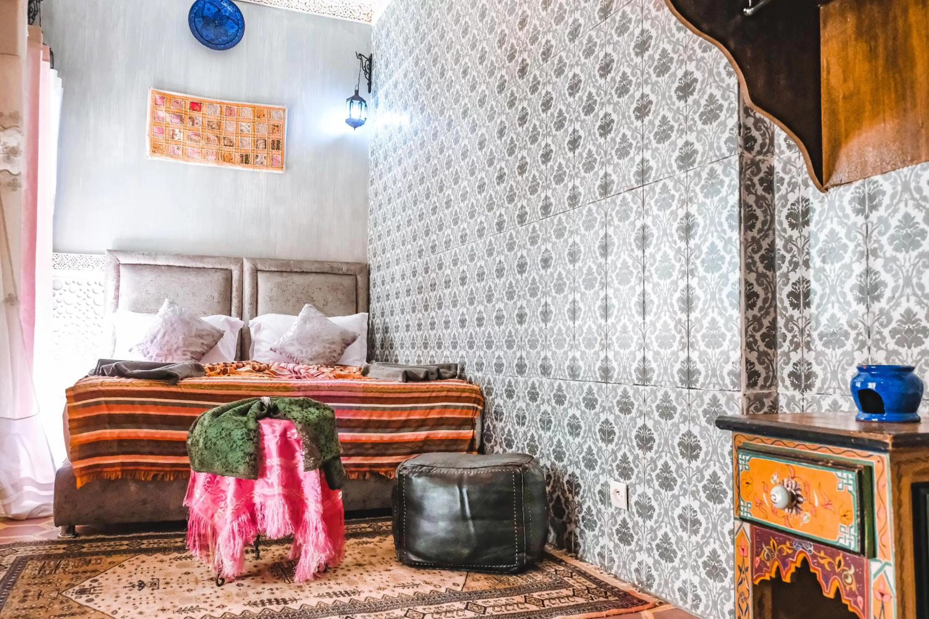 Bed in Héritage Lalla Aicha Hotel & Spa