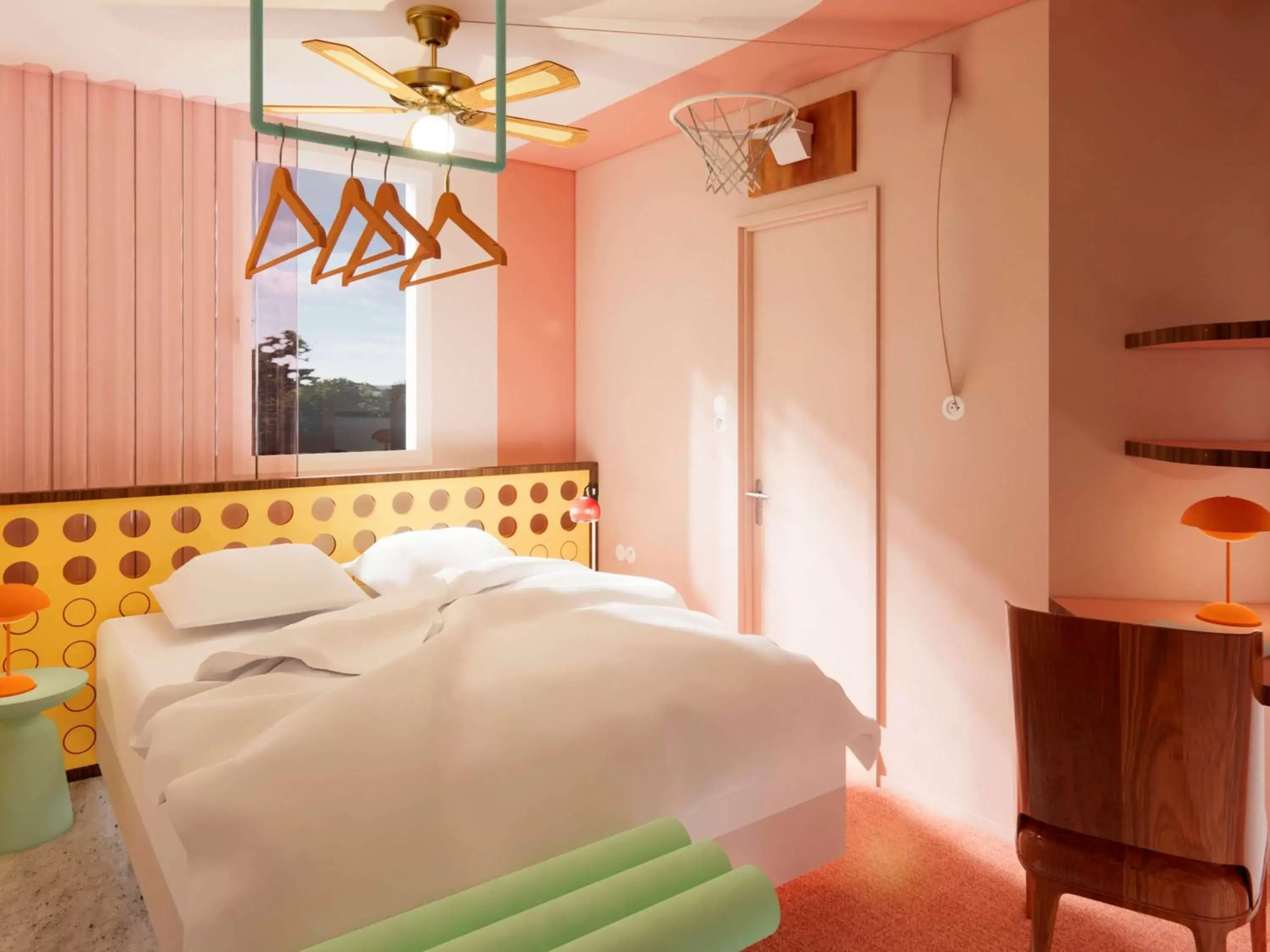 Bedroom, Bed in greet hôtel Pont du Gard - Route d'Avignon