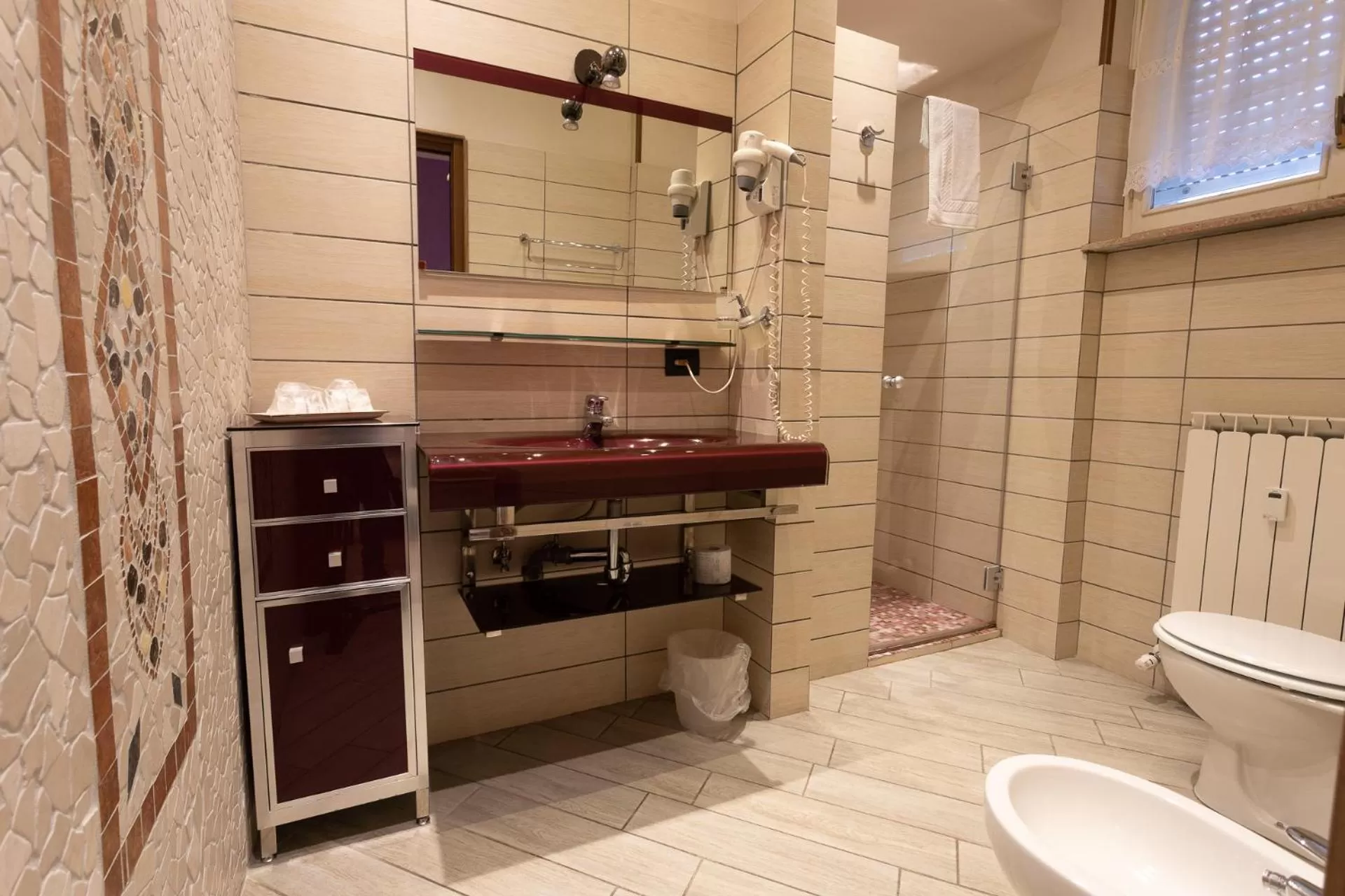 Shower in Affittacamere Serena