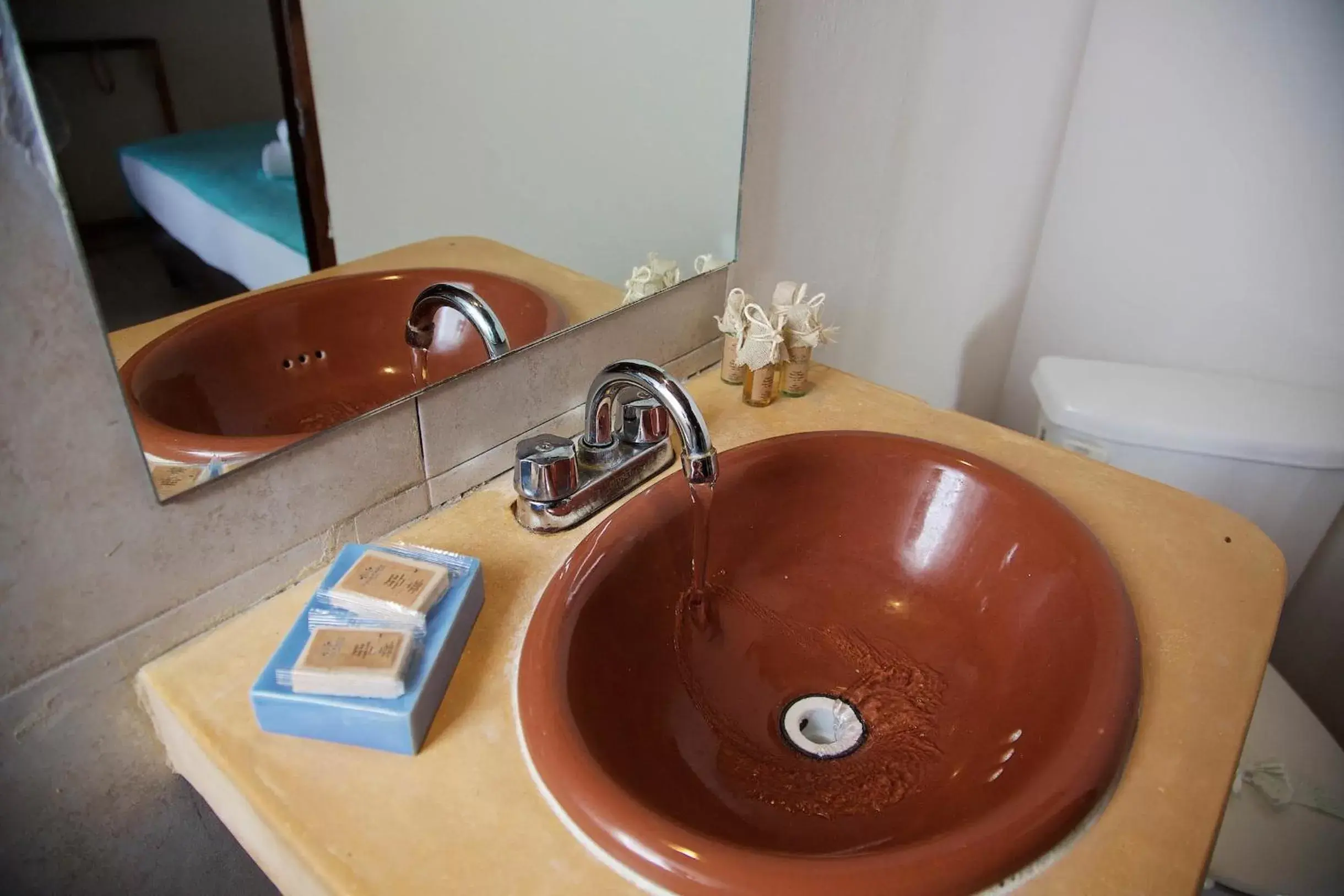 Decorative detail, Bathroom in Punta Piedra Beach Posada