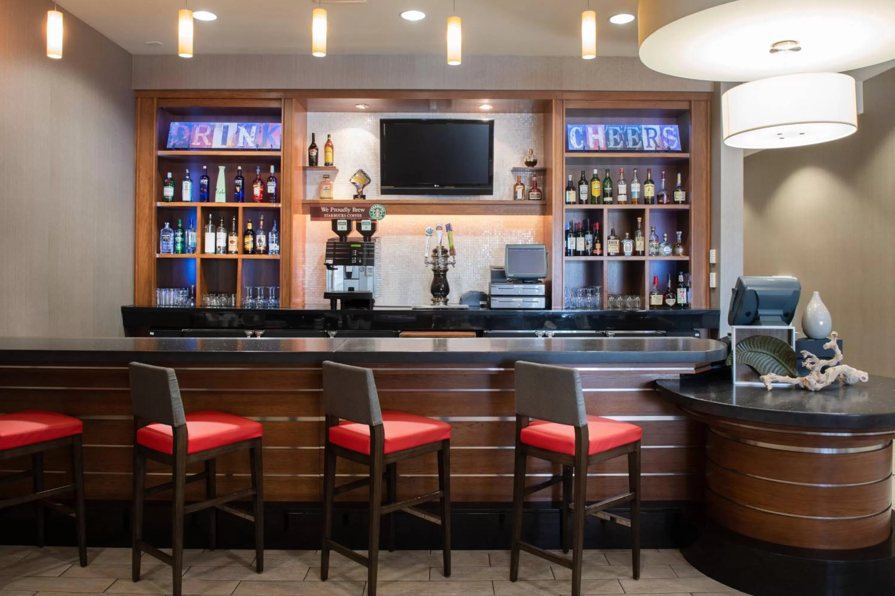 Lounge or bar in SpringHill Suites by Marriott Las Vegas Convention Center
