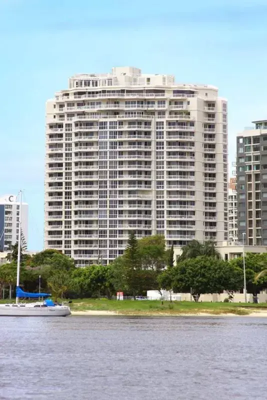 Bird's eye view, Property Building in Ocean Sands Resort