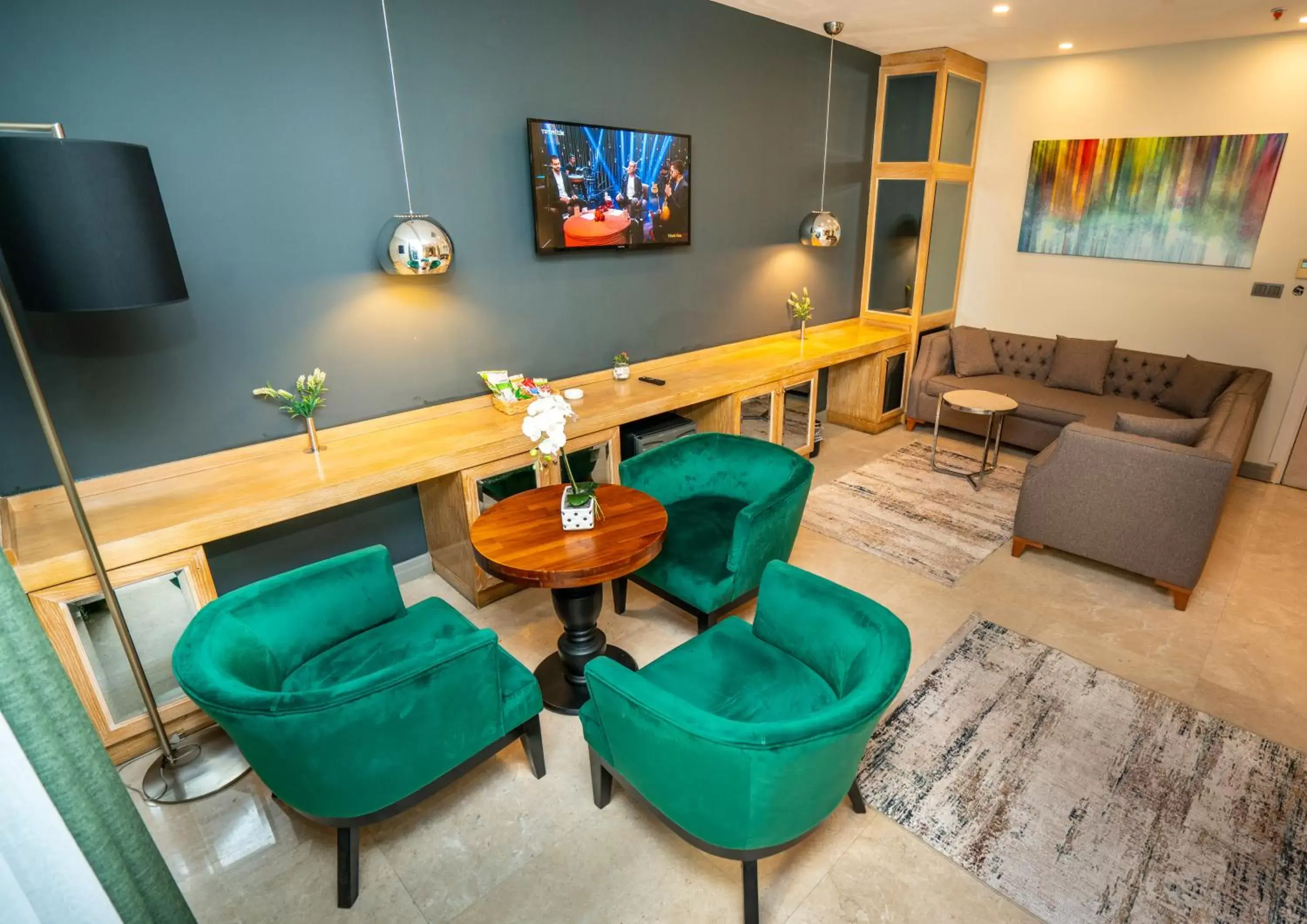 Living room, Seating Area in The Gate 30 Suites Ataşehir