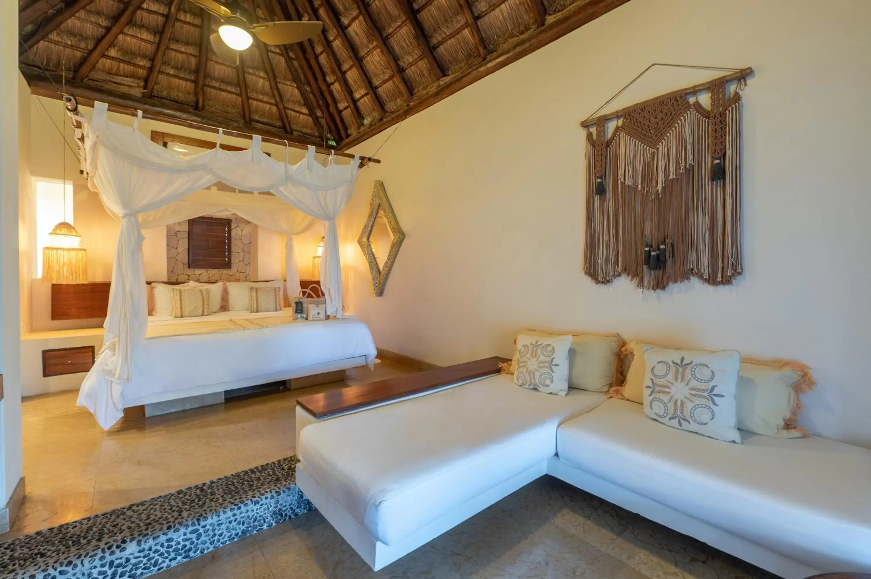 Bed in Ana y Jose Hotel & Spa Tulum - All inclusive