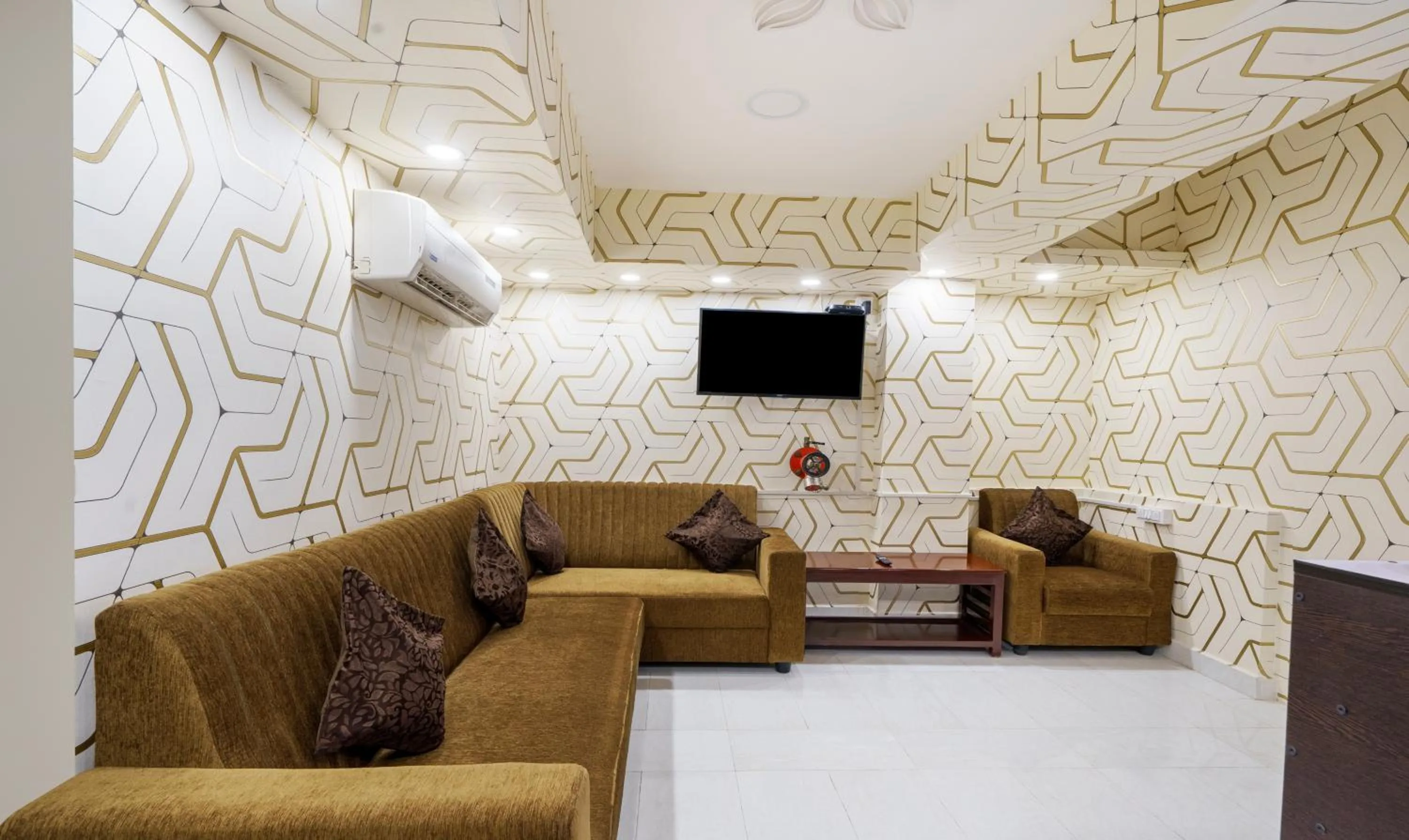 Seating area in Treebo Trend D Grand