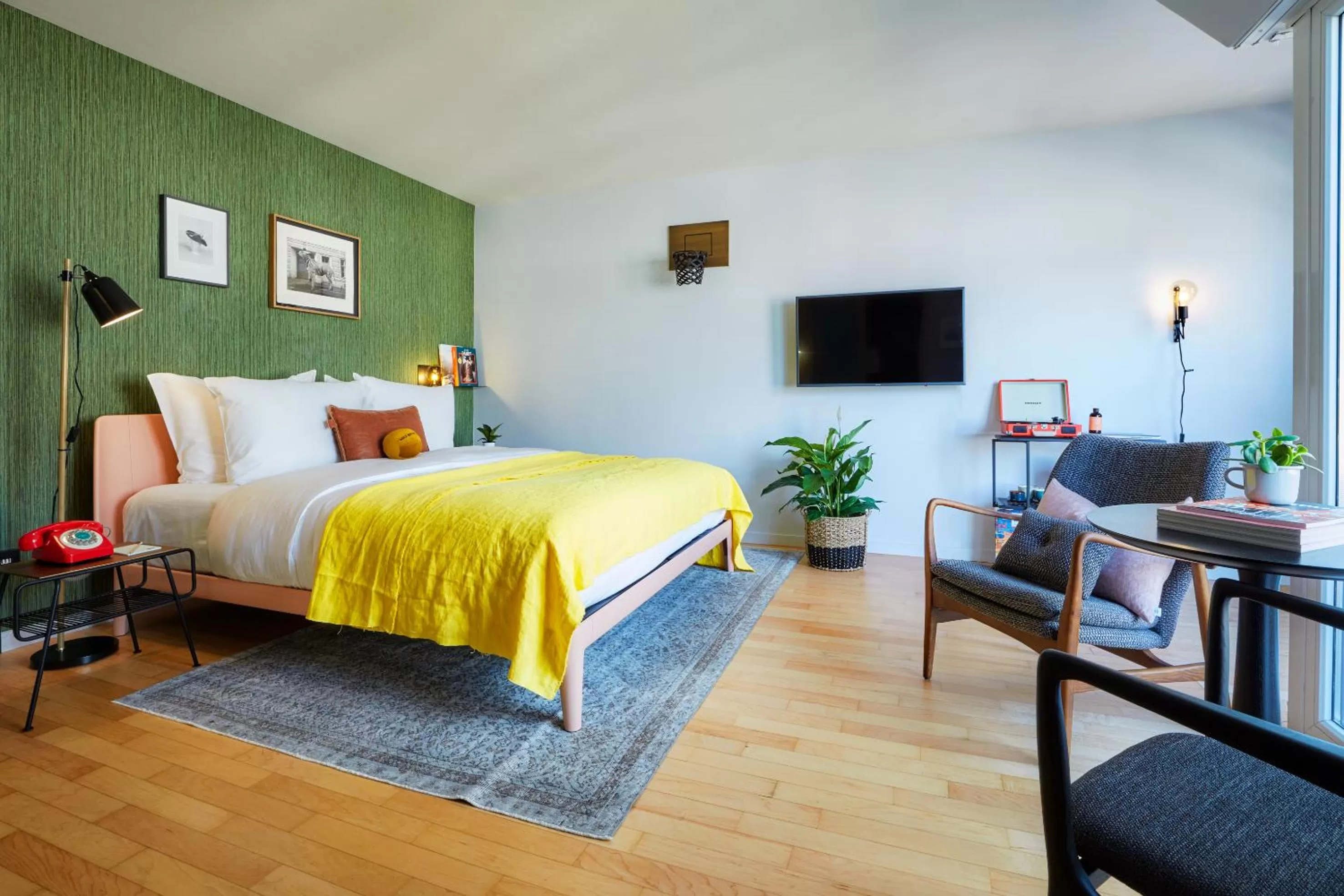 Living room, Bed in Max Brown Hotel 7th District, part of Sircle Collection