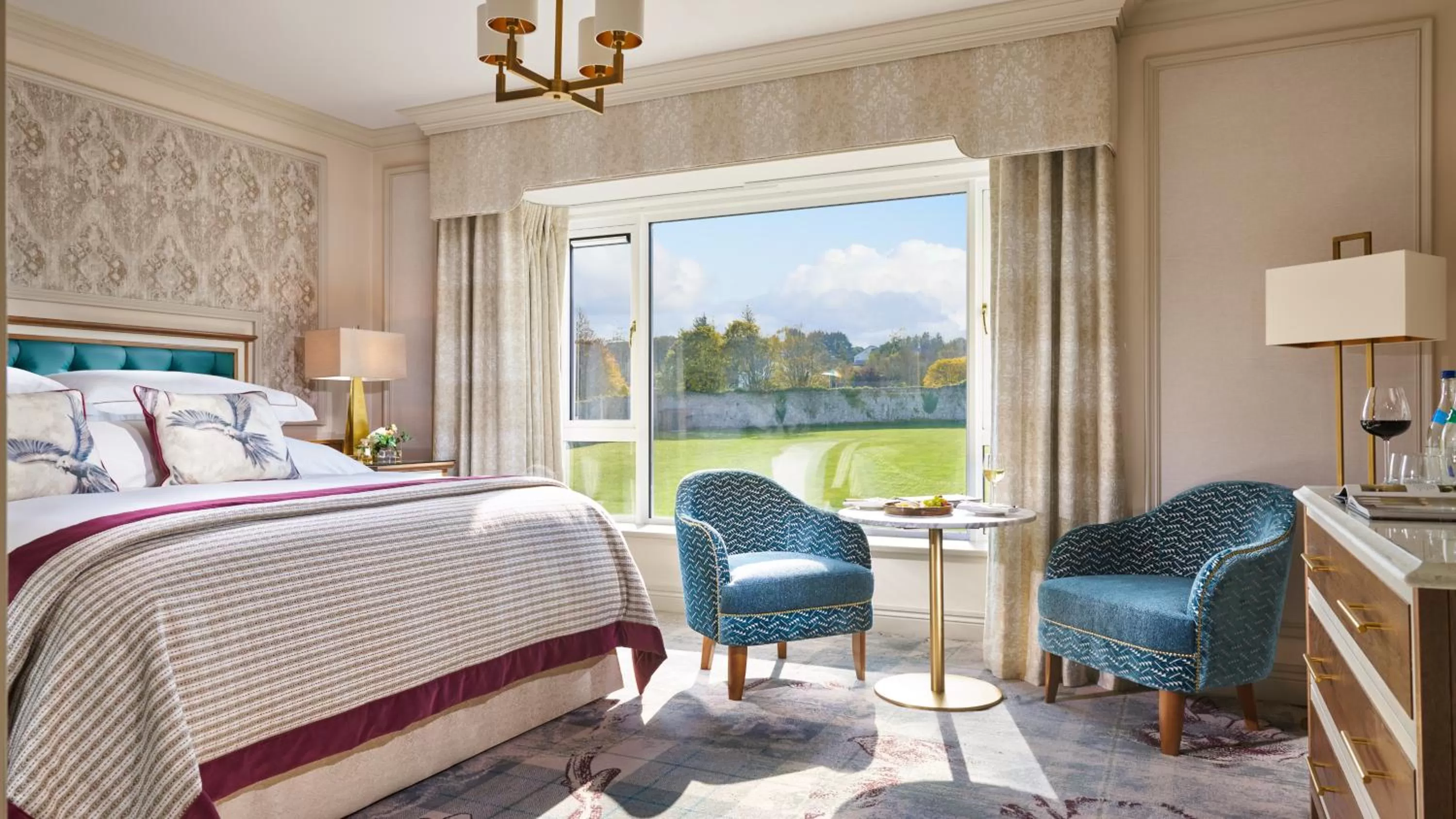 Bedroom, Bed in Glenlo Abbey Hotel