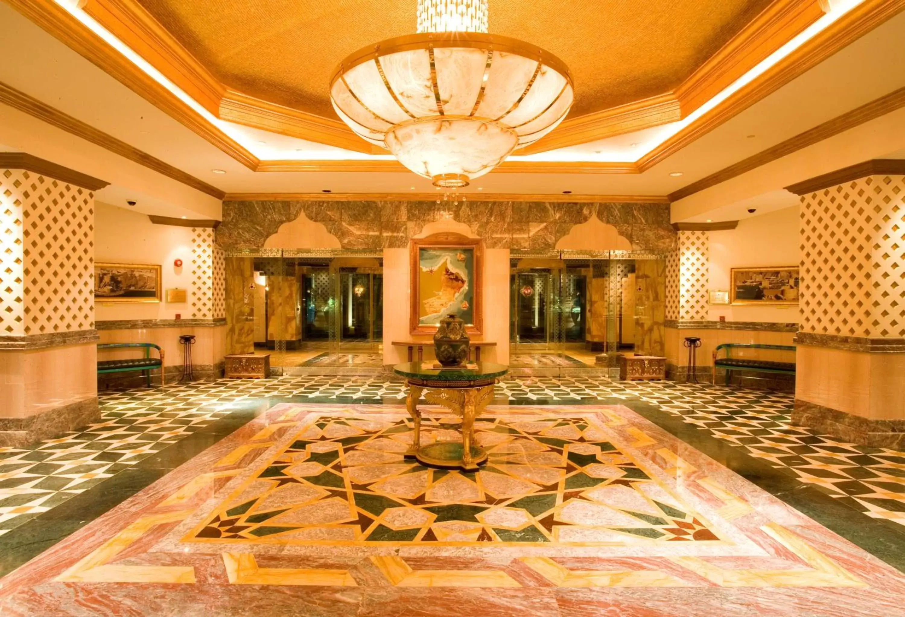 Lobby or reception in Grand Hyatt Muscat