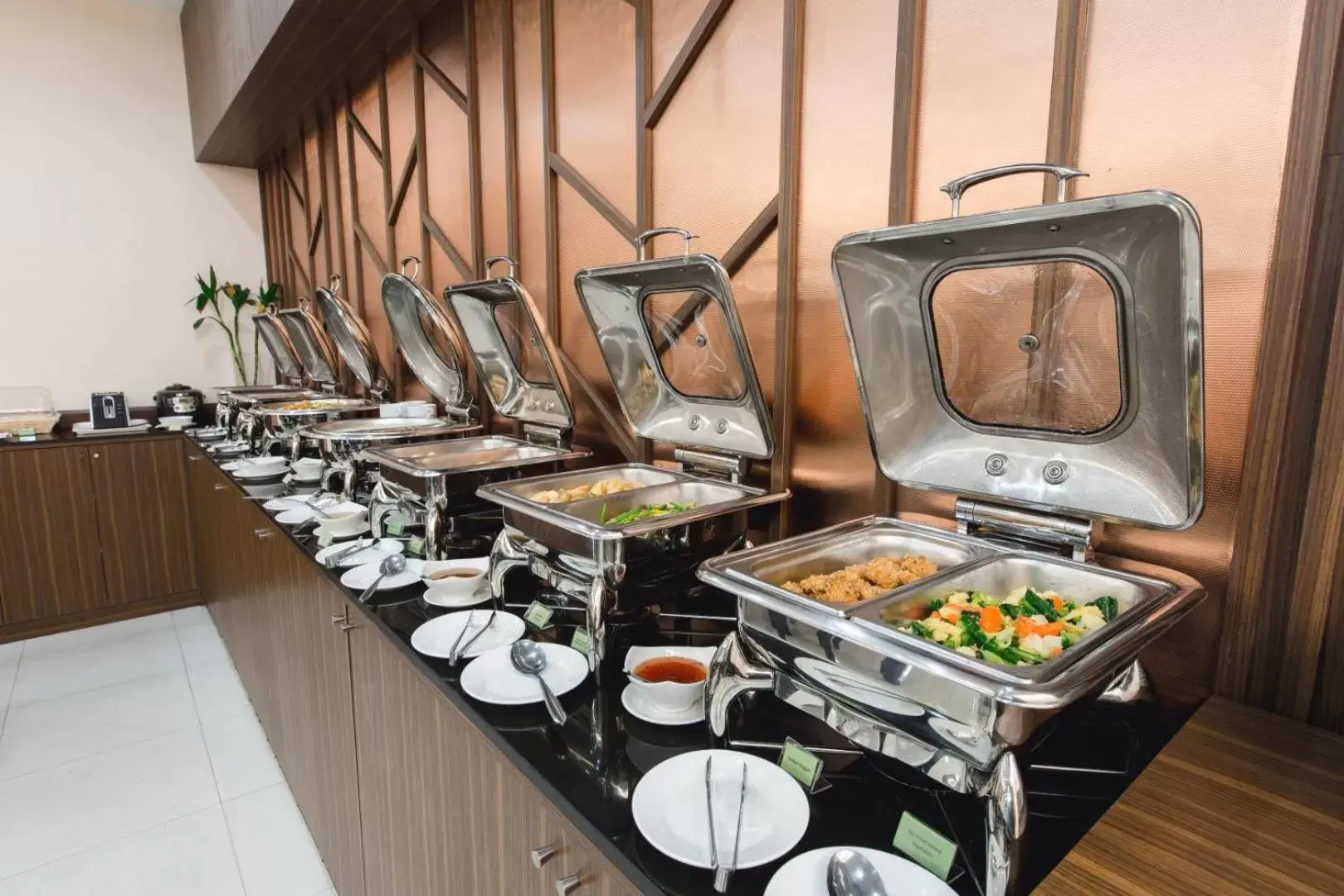 Buffet breakfast in Adelphi Pattaya - SHA Extra Plus