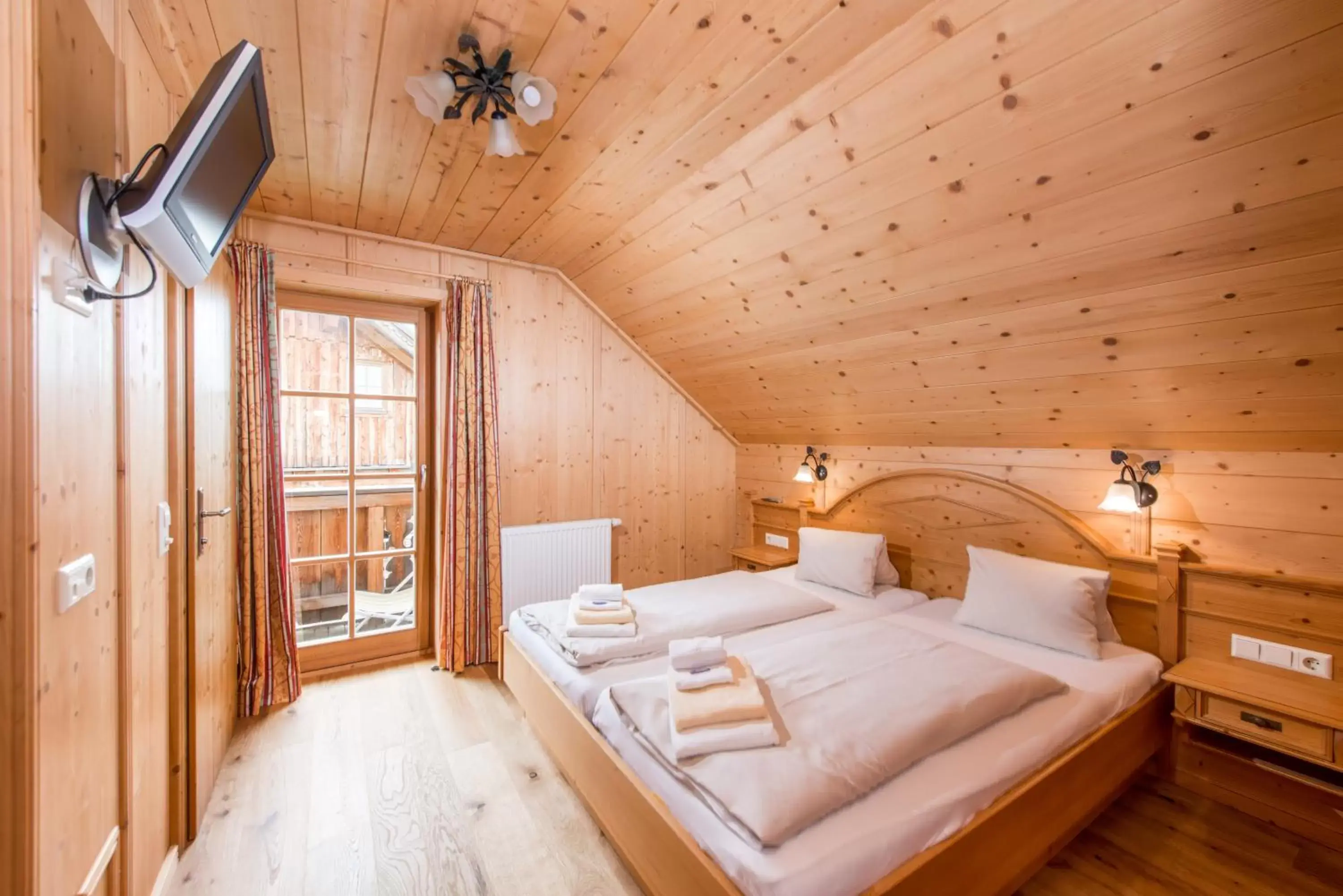 Bedroom, Bed in Almwelt Austria