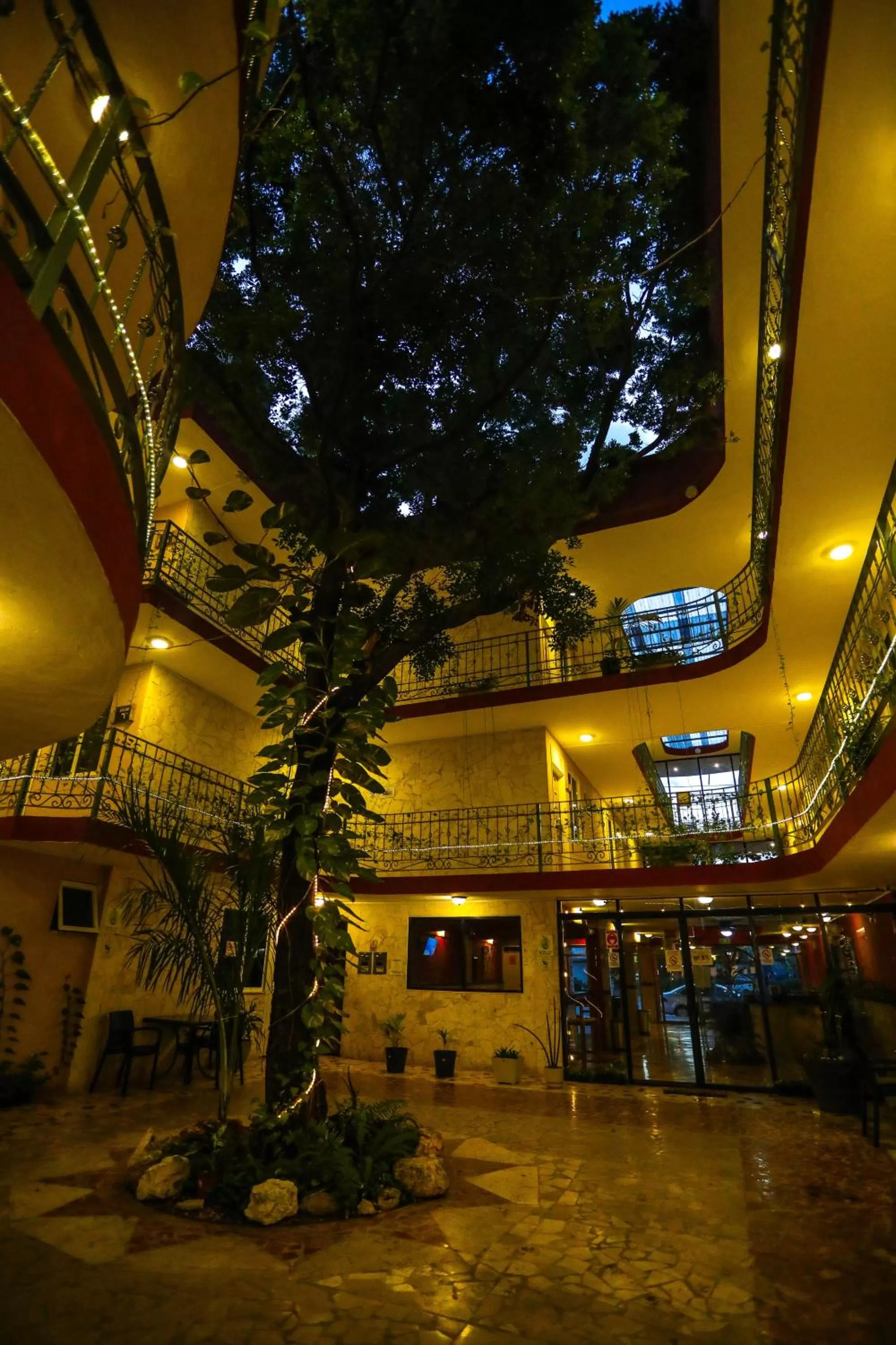 Night in Hotel Santa Maria