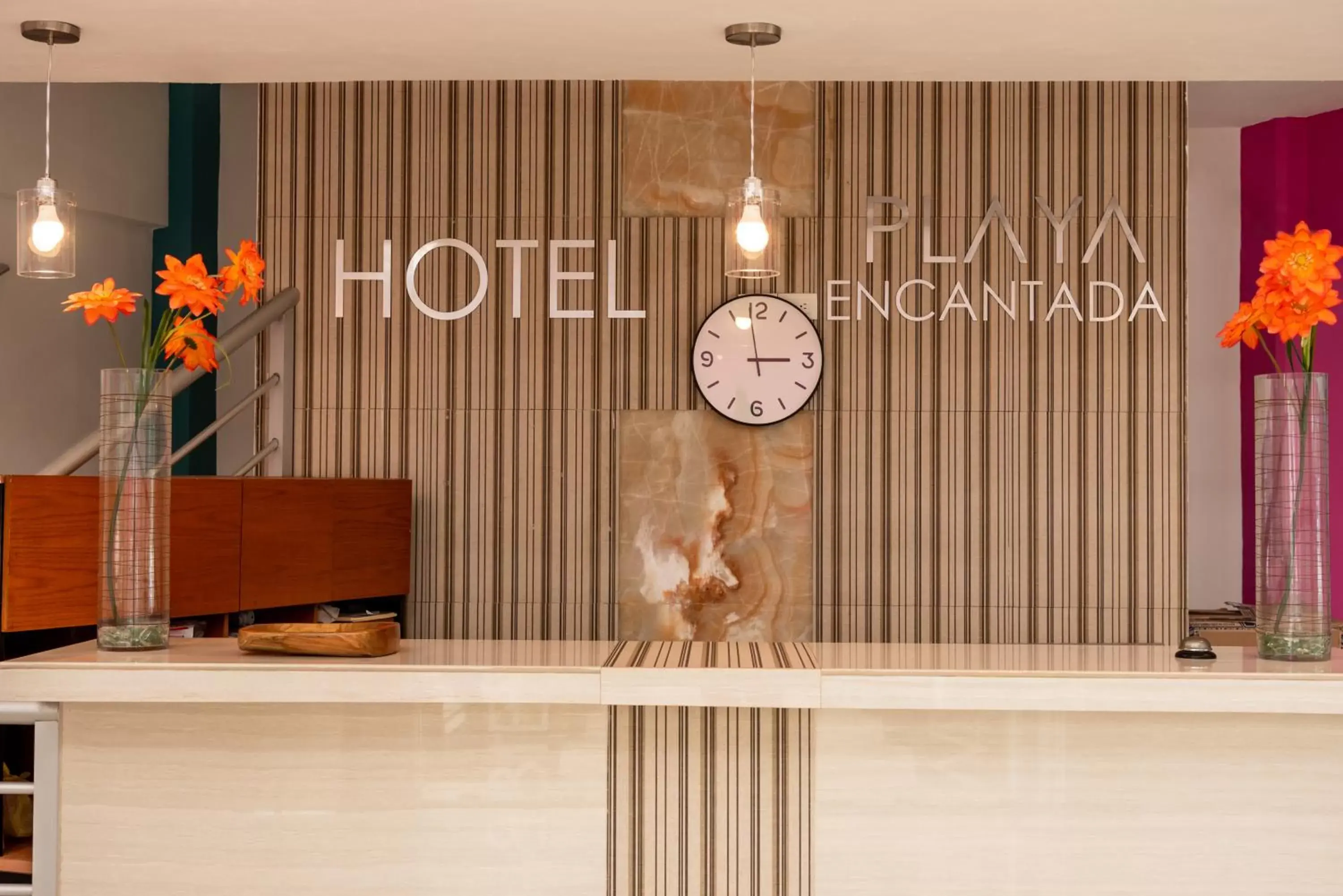 Lobby or reception in Hotel Playa Encantada