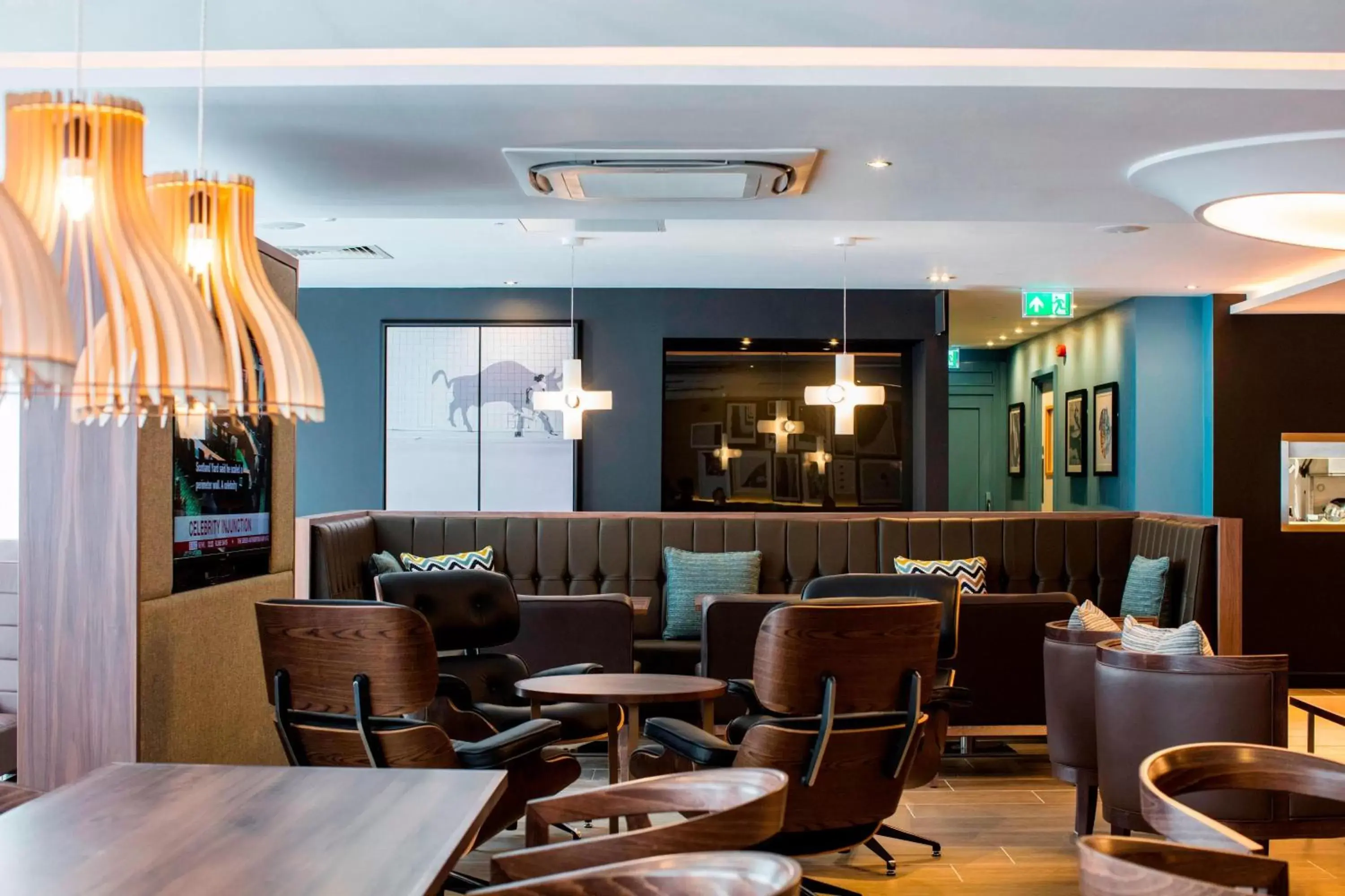 Lounge or bar, Restaurant/Places to Eat in AC Hotel by Marriott Birmingham