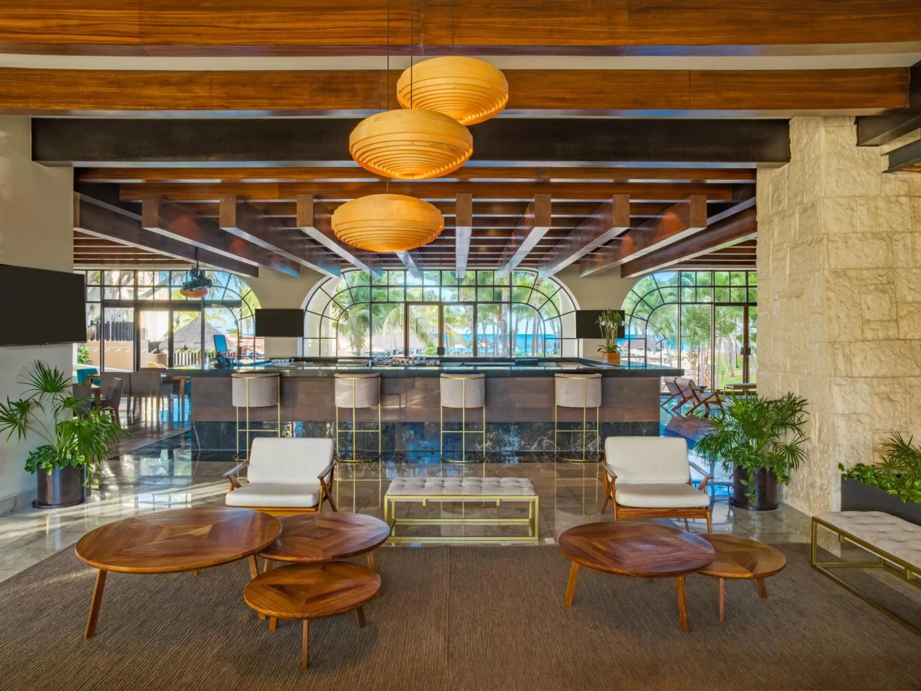 Lobby or reception in Fiesta Americana Cancun Villas