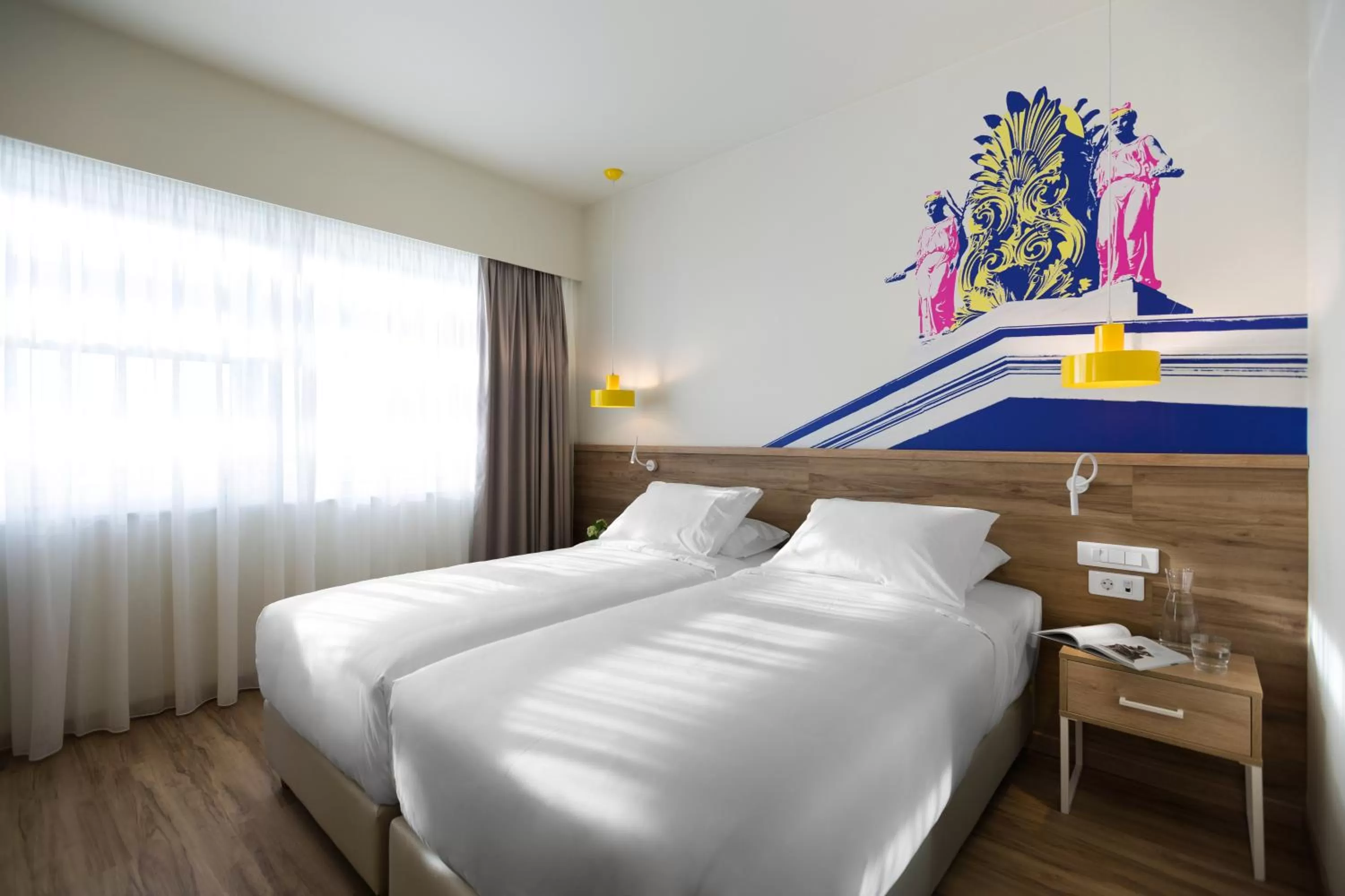 Bed in ibis Styles Athens Routes