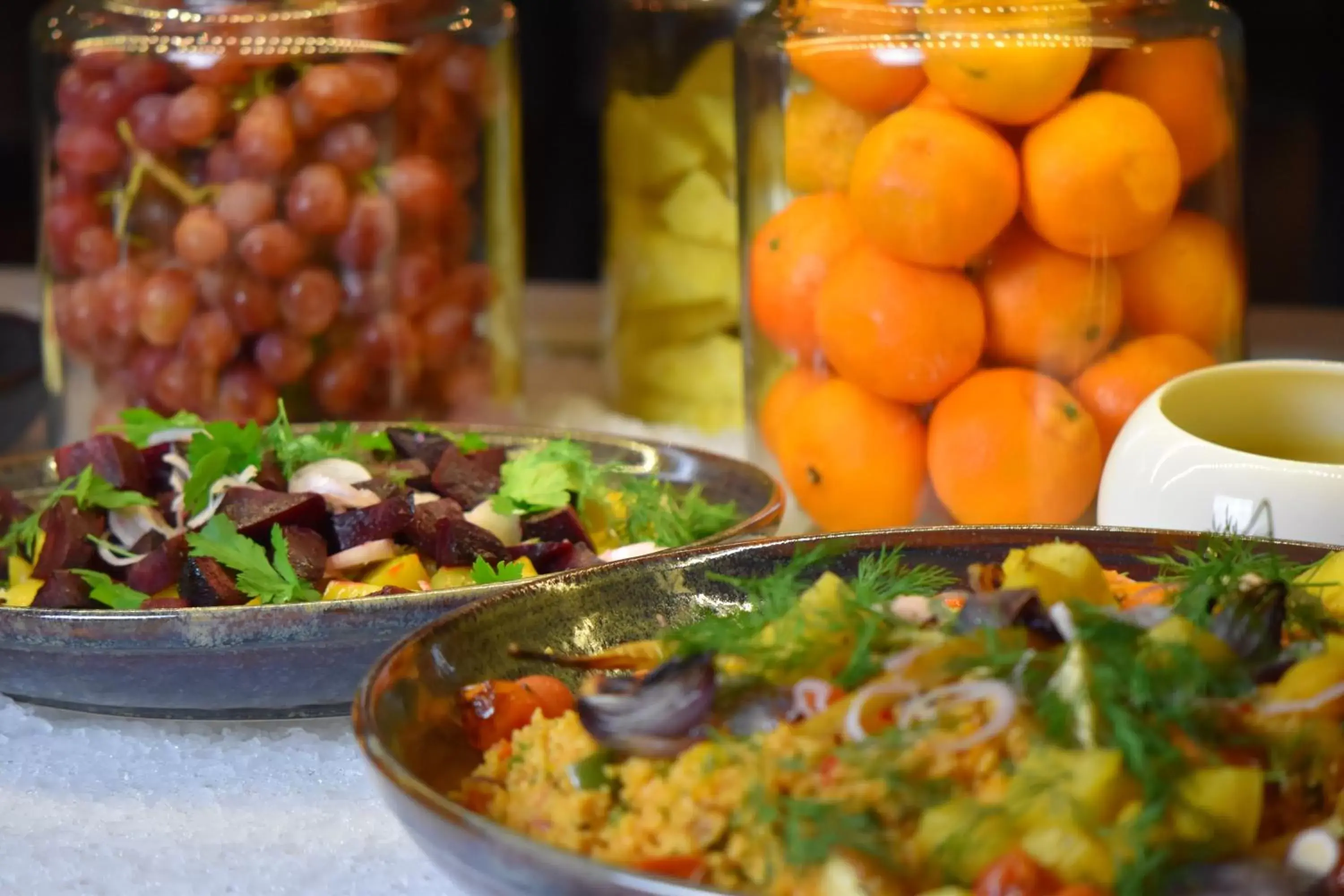 Food close-up in Home Hotel Grand Bodø Food close-up in Home Hotel Grand Bodø