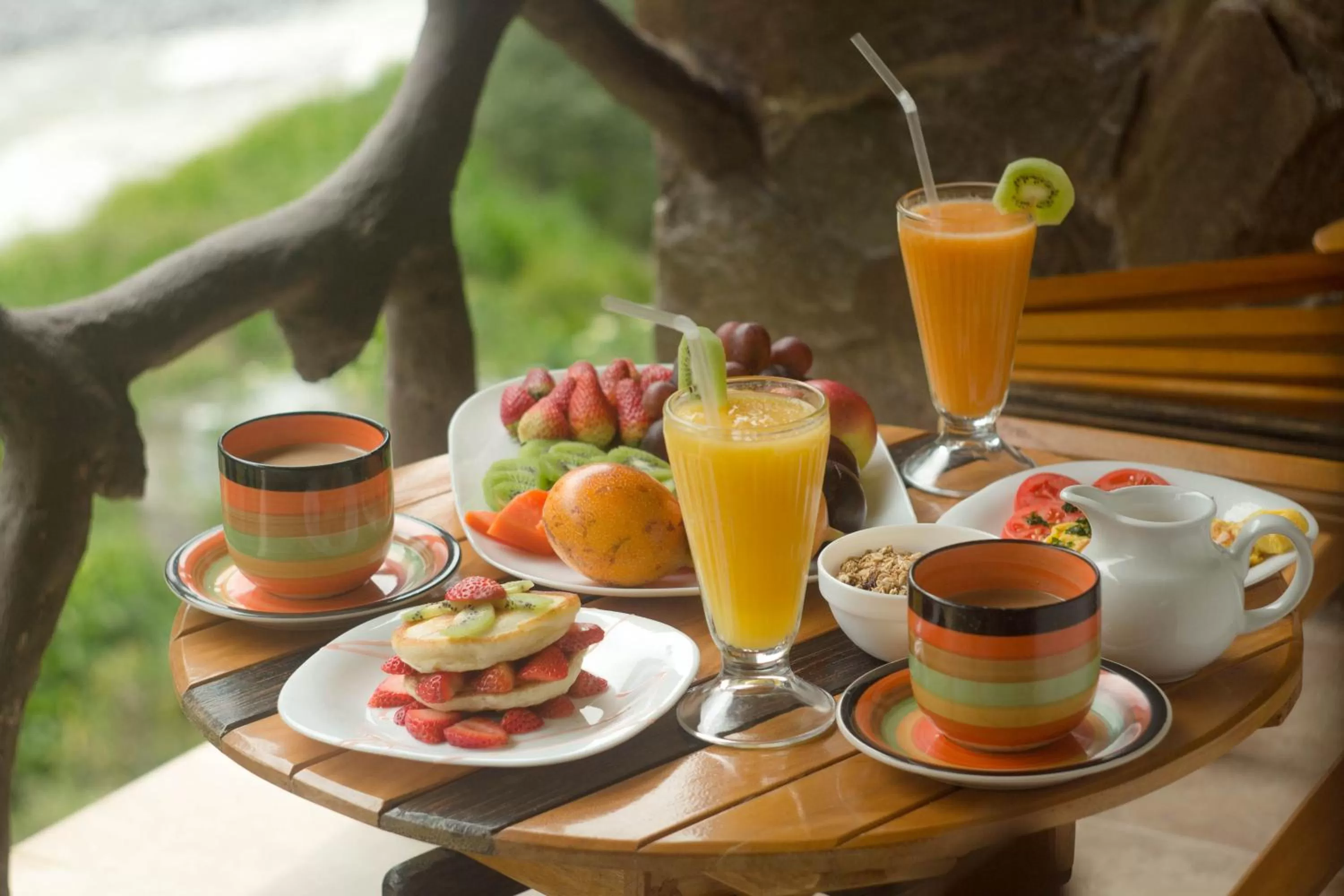 Buffet breakfast in Aldea Real Eco Friendly