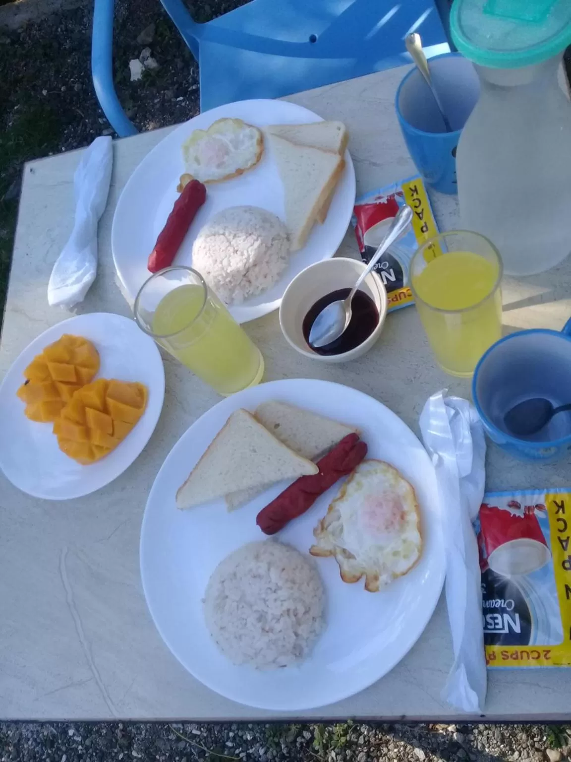 Breakfast in D & B BLUESTAR BEACH RESORT