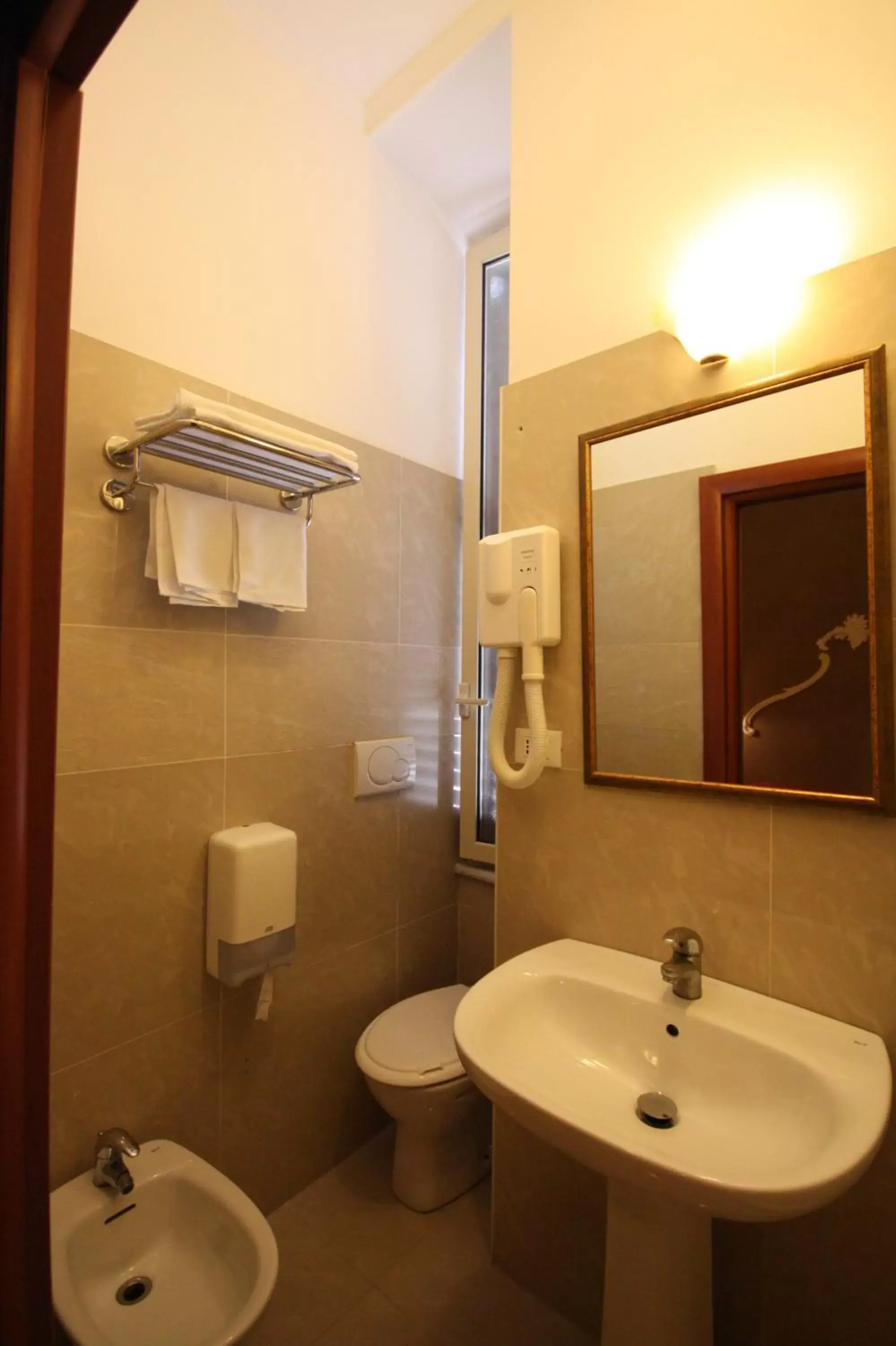 Bathroom in Hotel Cherubini