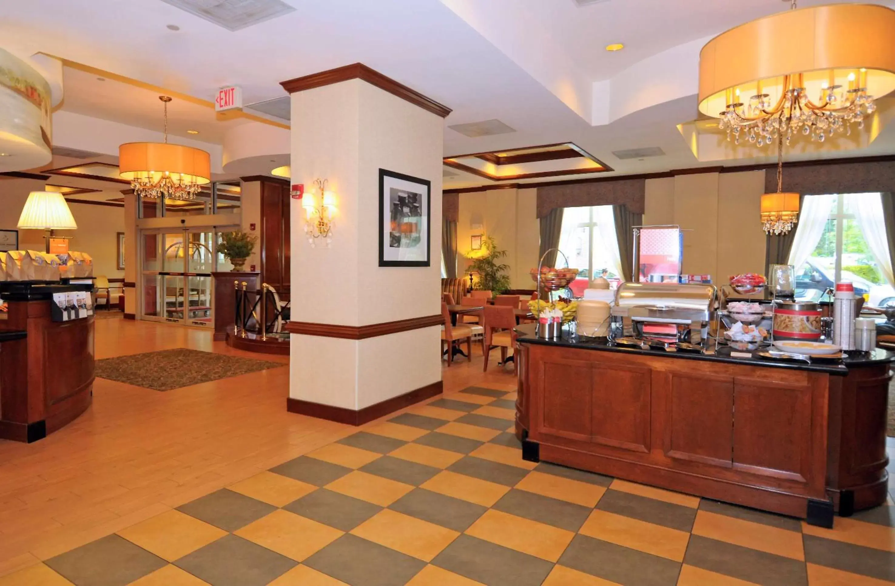 Lobby or reception, Restaurant/Places to Eat in Hampton Inn Alexandria/Old Town