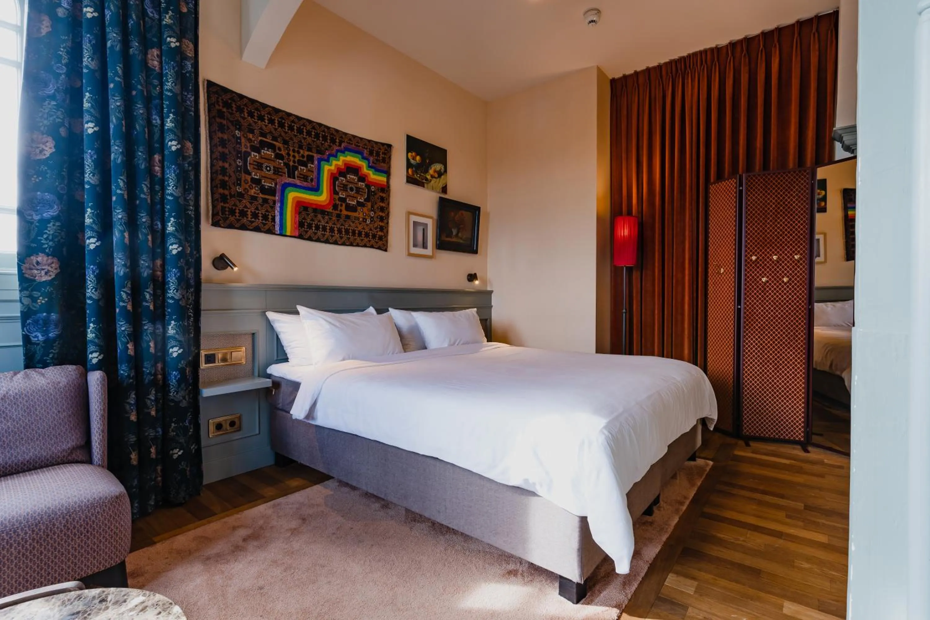 Bed in Hotel Mercier