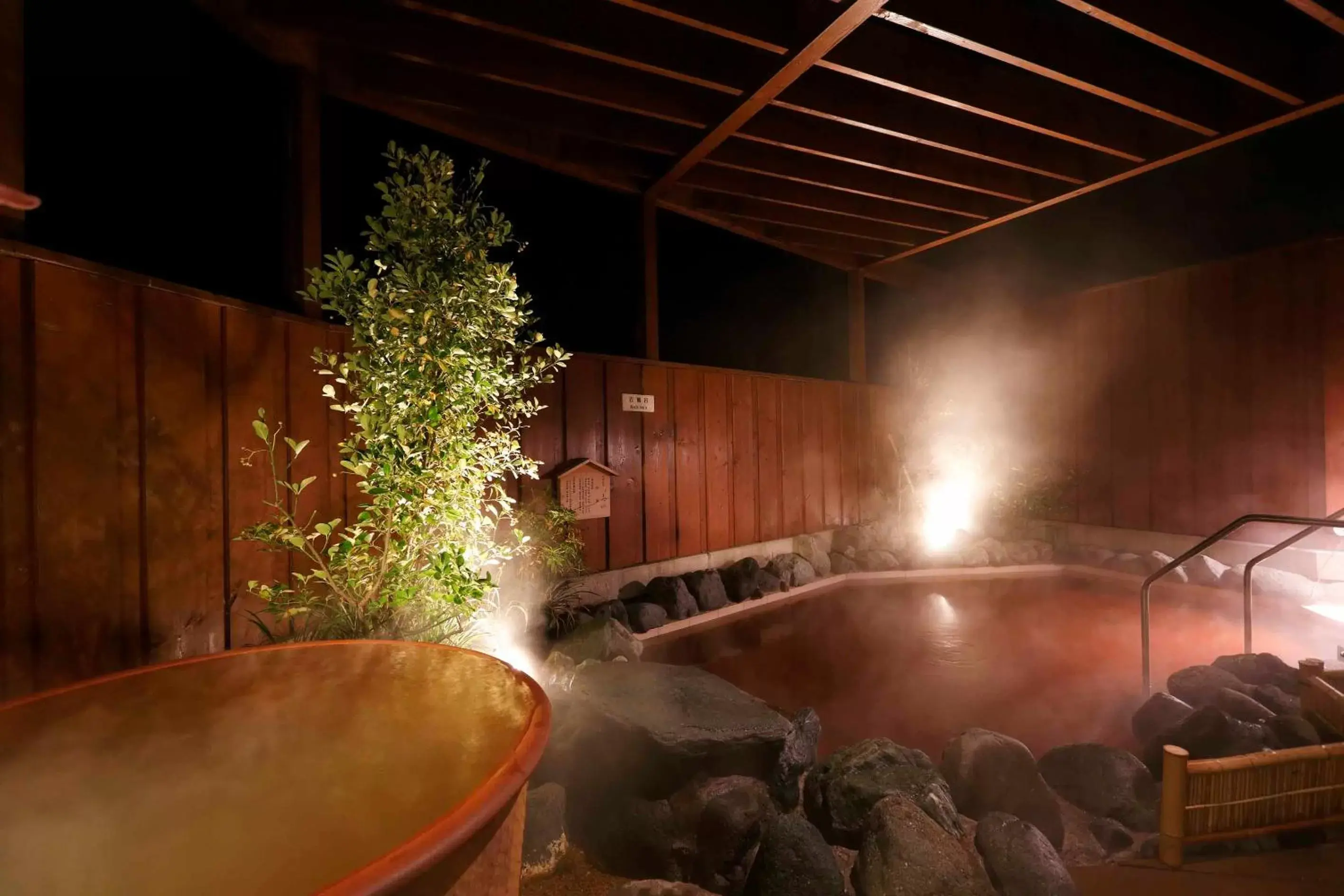 Open Air Bath in Art Hotel Narita