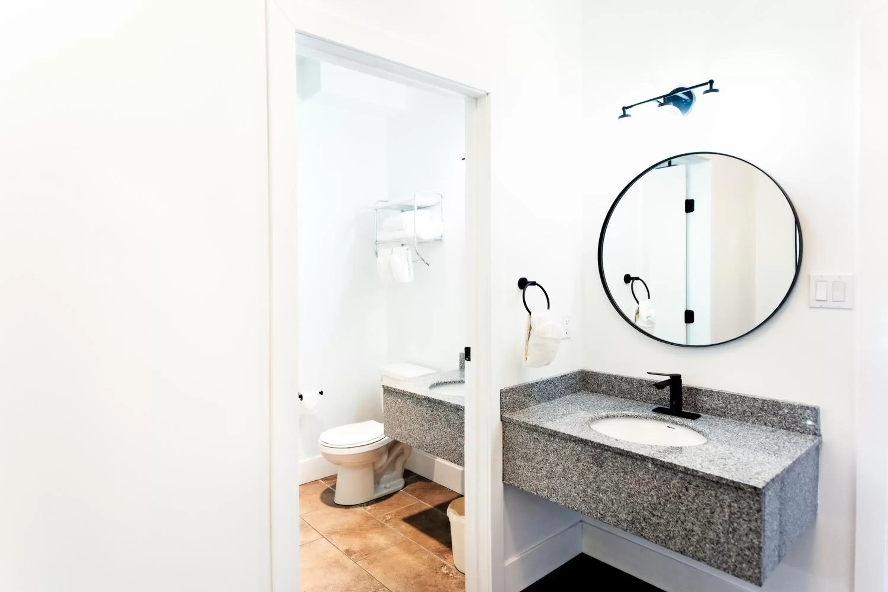 Bathroom in Waterton Glacier Suites