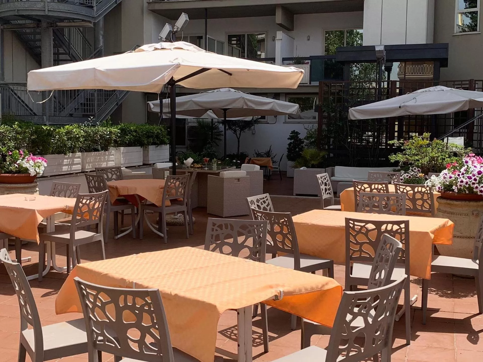 Patio in Hotel Pineta Palace