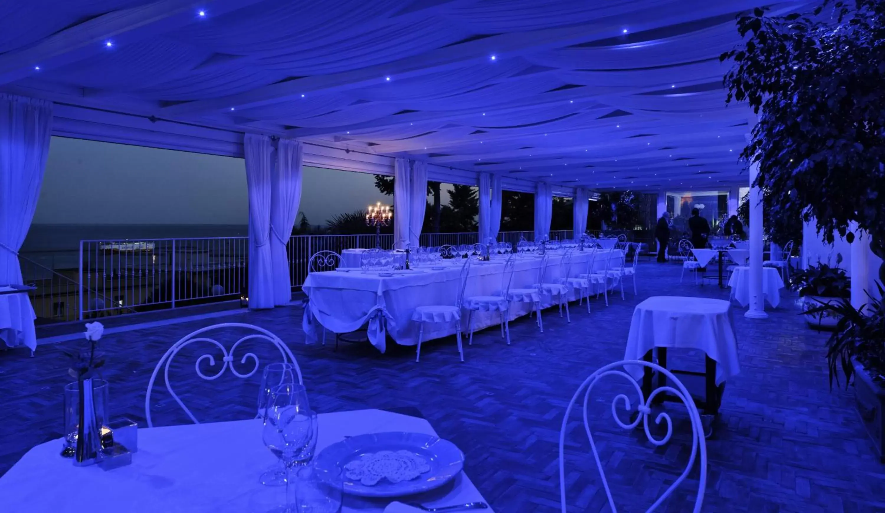 Night, Restaurant/Places to Eat in Hotel Villa Poseidon & Events