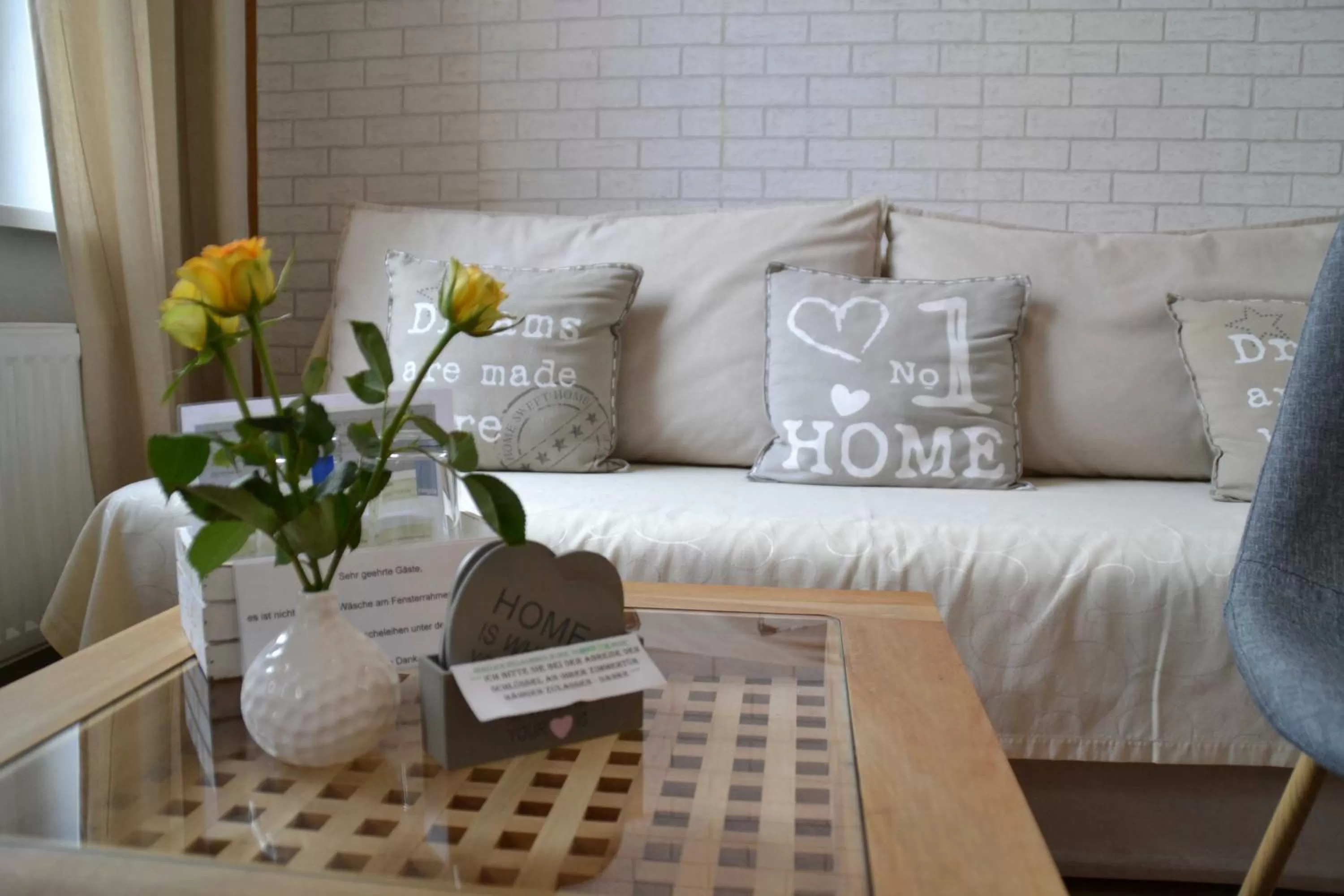 Bed in Pension zur Neiße