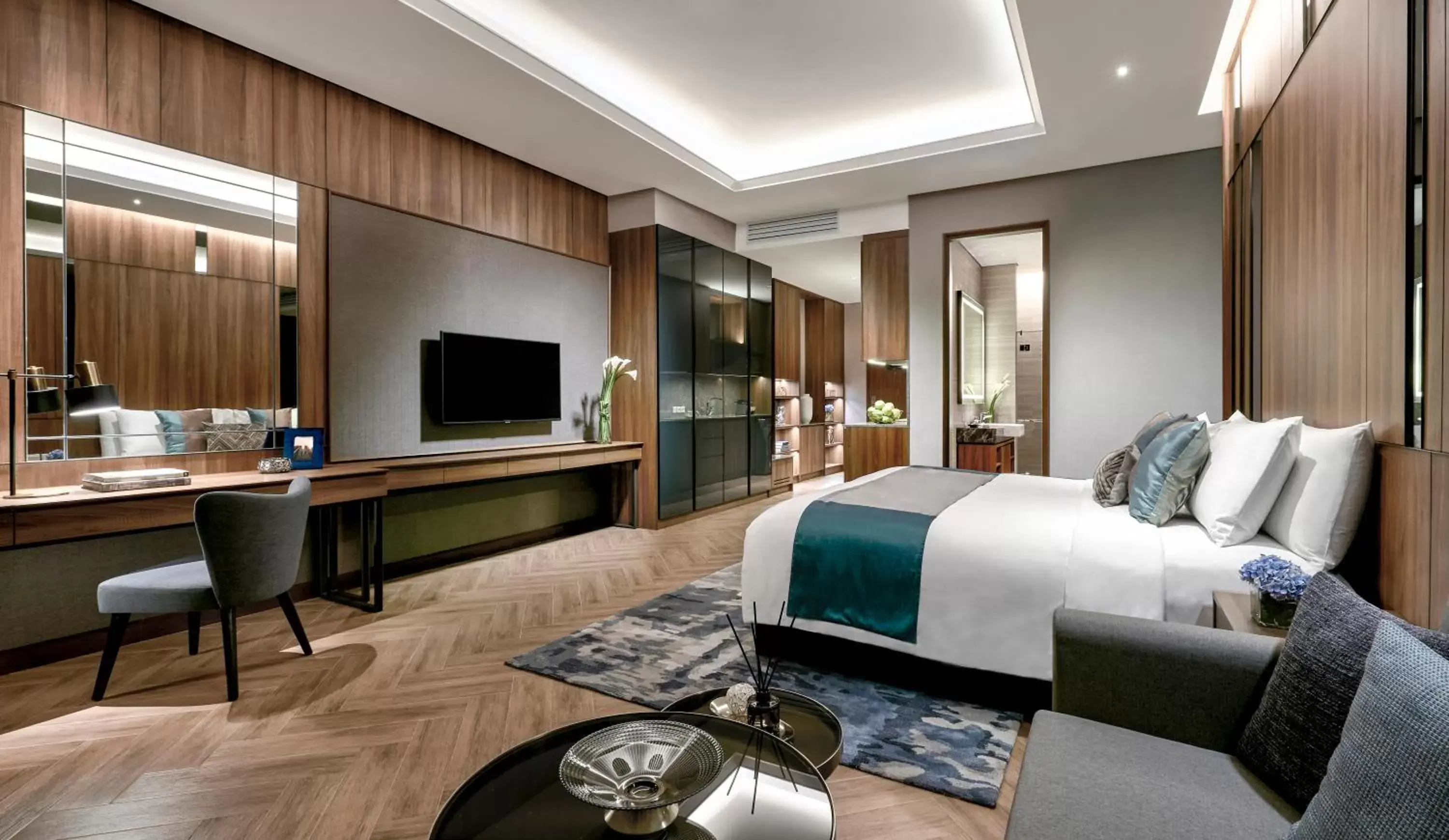 TV and multimedia, TV/Entertainment Center in Oakwood Premier Cozmo Jakarta